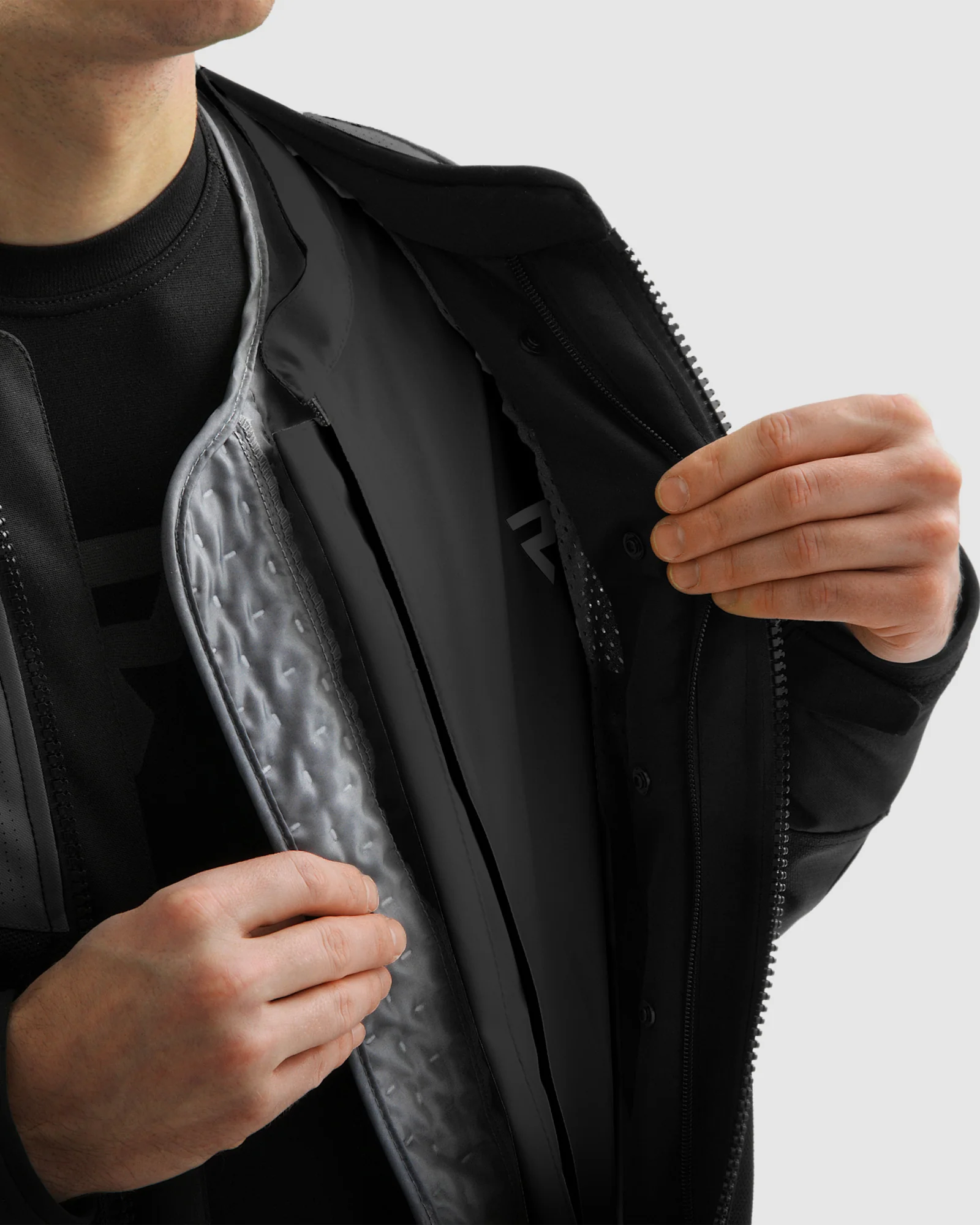 Hiflow V Motorcycle Jacket Black - Image 7