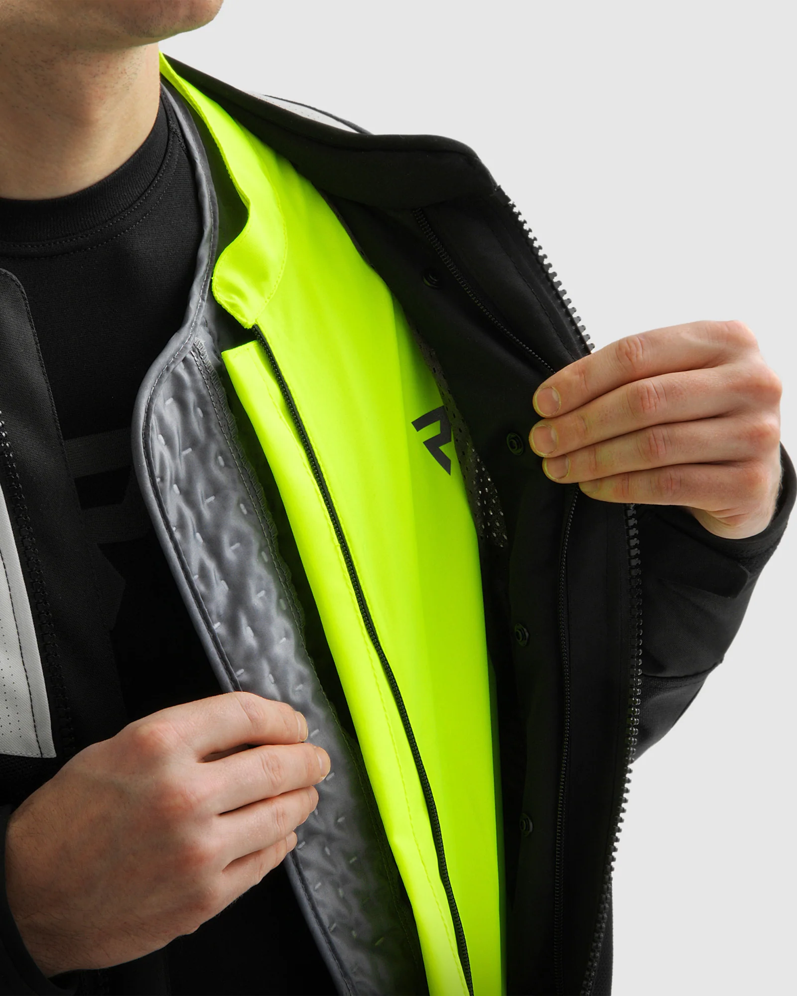 Hiflow V Motorcycle Jacket Grey - Image 11