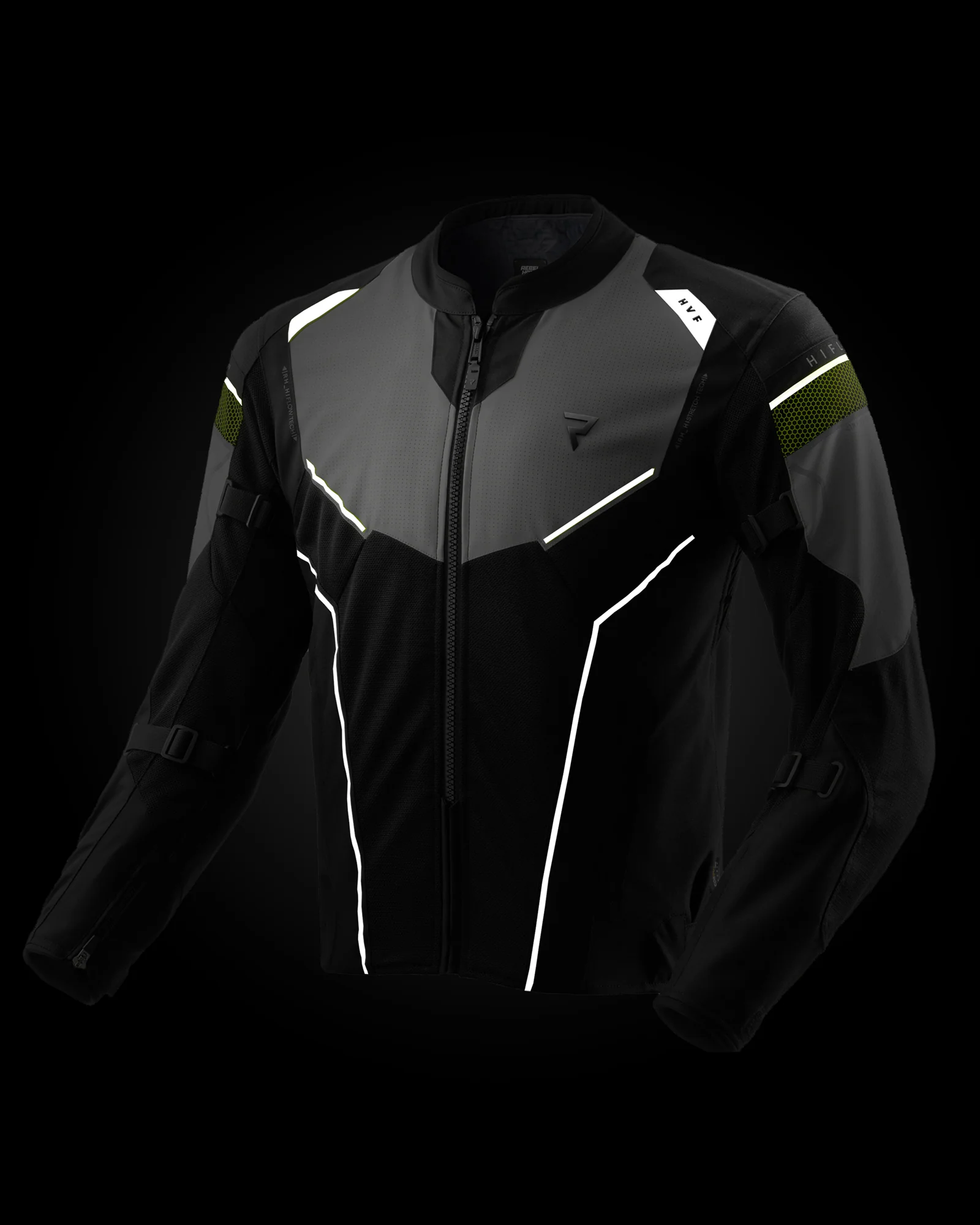 Hiflow V Motorcycle Jacket Grey - Image 18