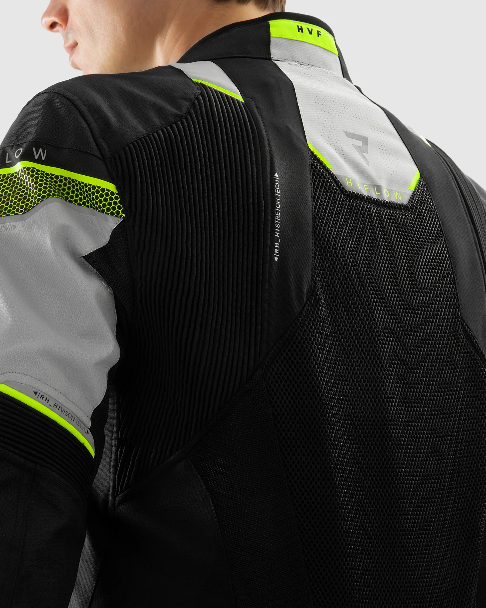 Hiflow V Motorcycle Jacket Grey - Image 5
