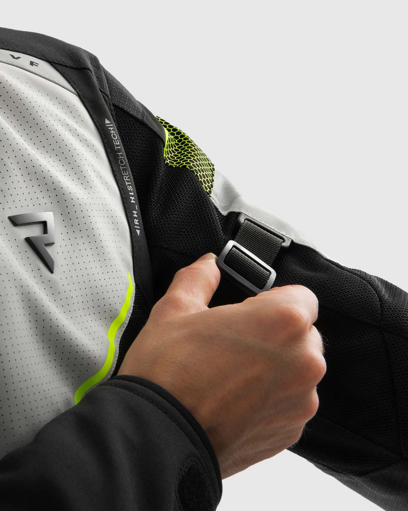 Hiflow V Motorcycle Jacket Grey - Image 7