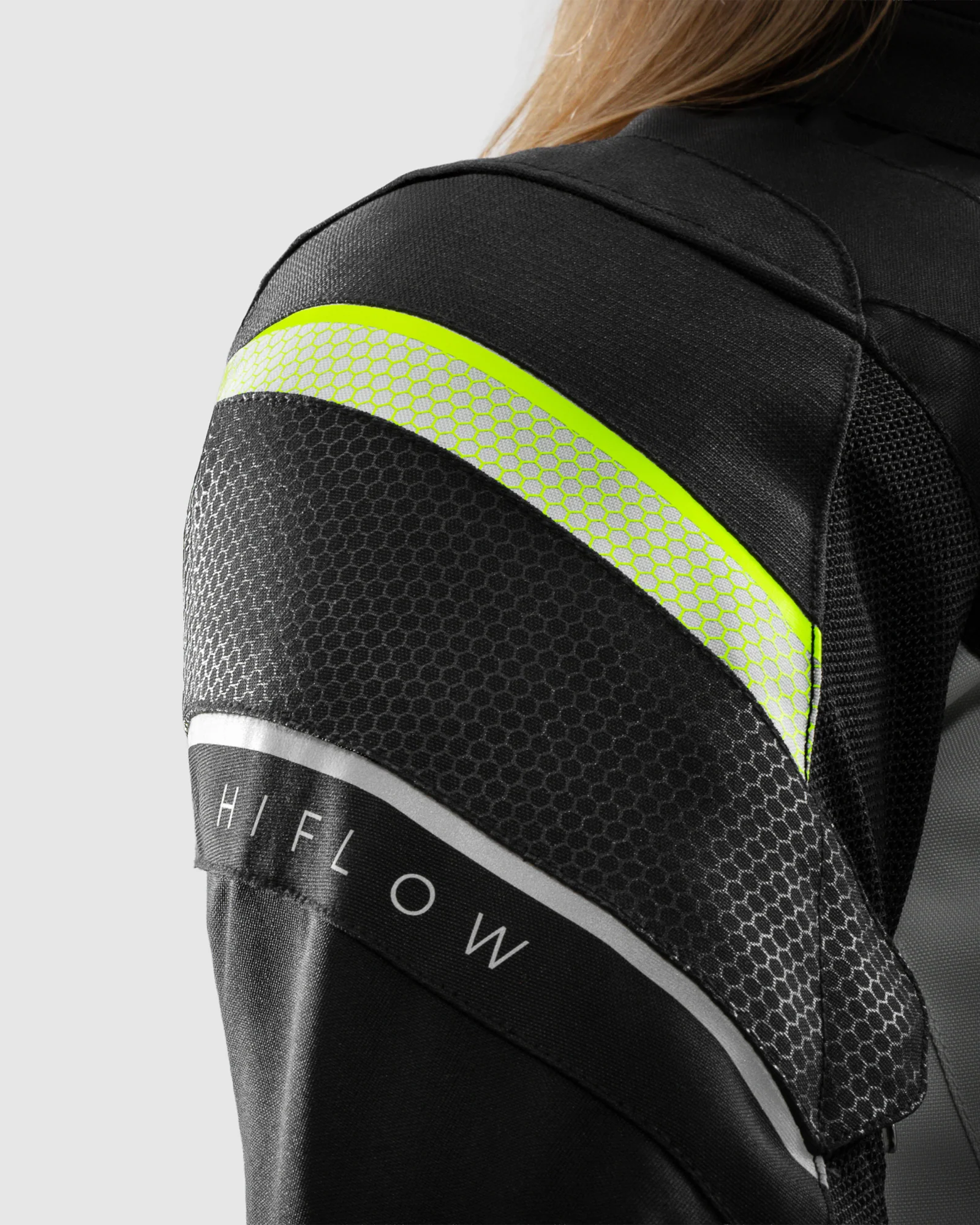 Hiflow V Women's Motorcycle Jacket Grey - Image 16