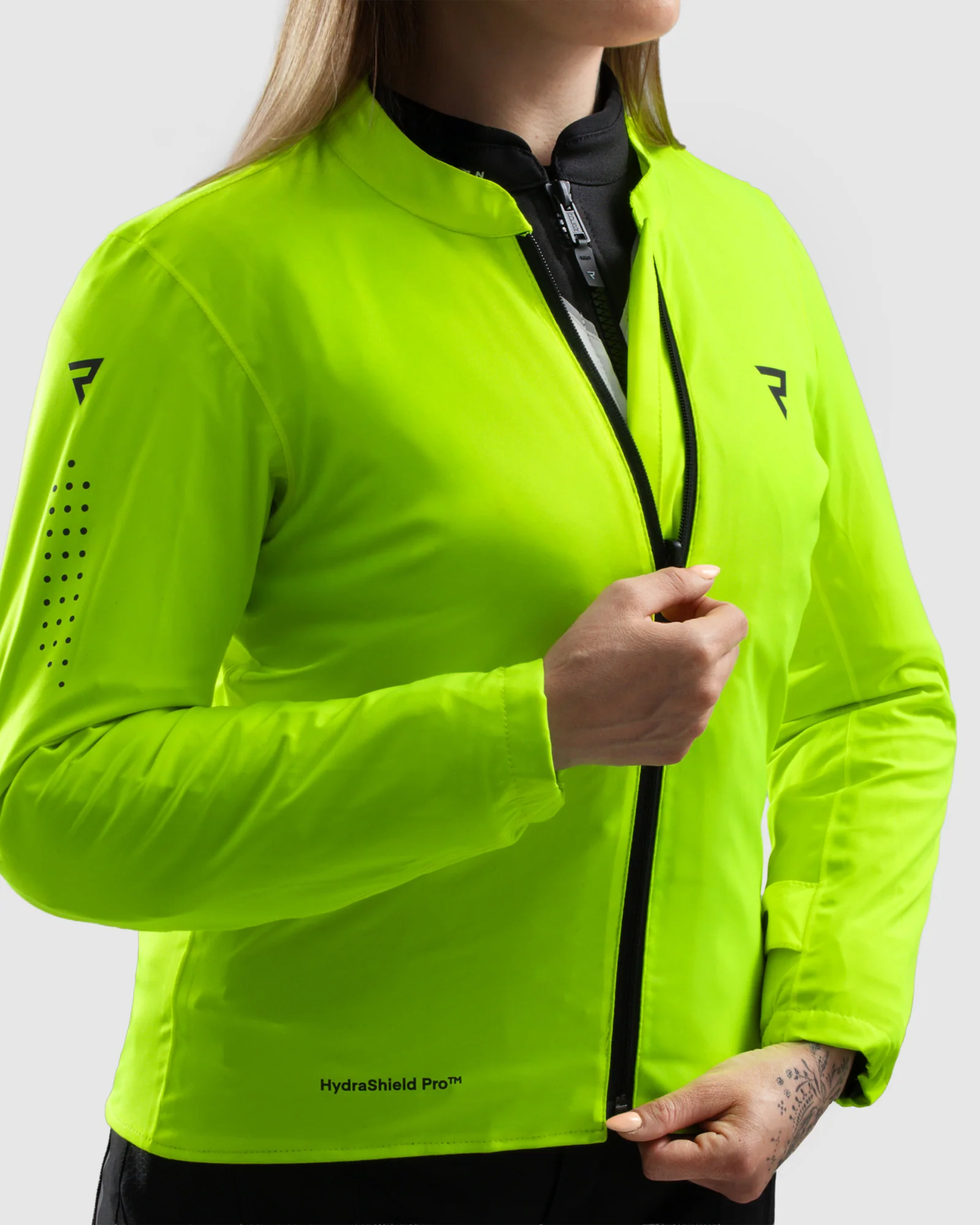 Hiflow V Women's Motorcycle Jacket Grey - Image 8