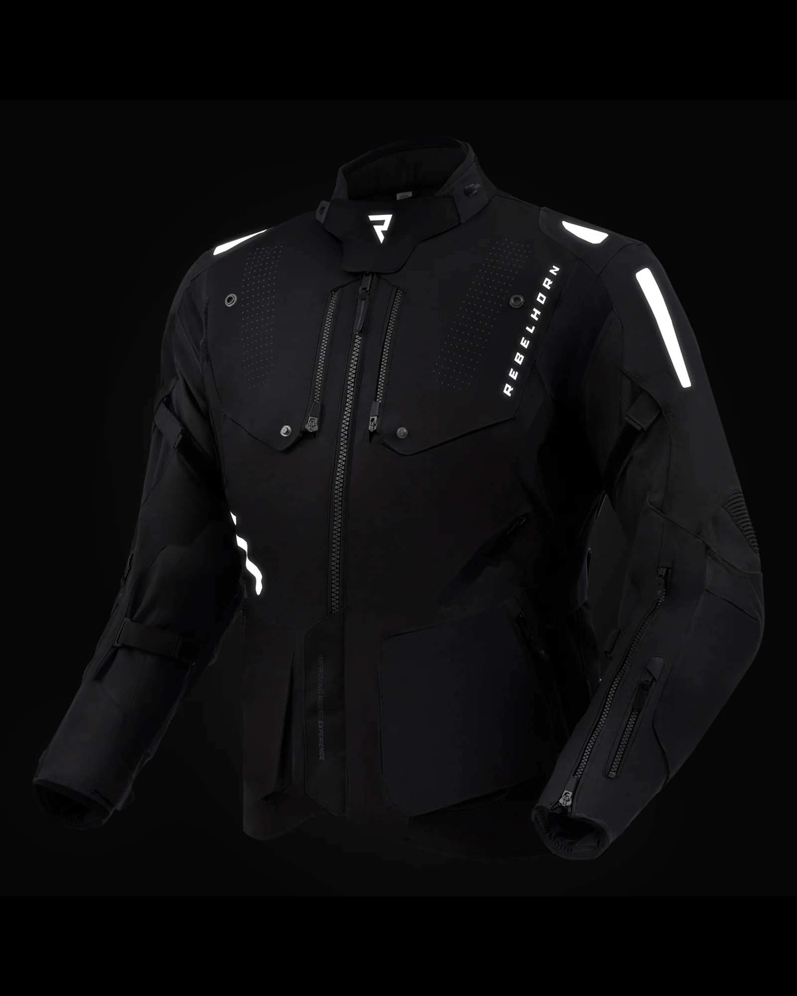 Hiker IV Motorcycle Jacket Black - Image 13