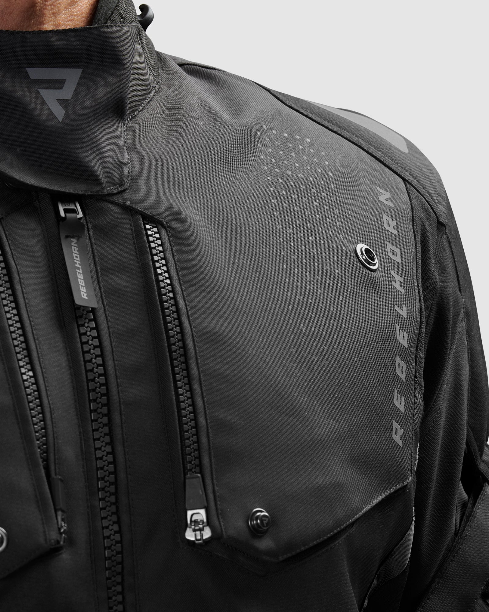 Hiker IV Motorcycle Jacket Black - Image 15
