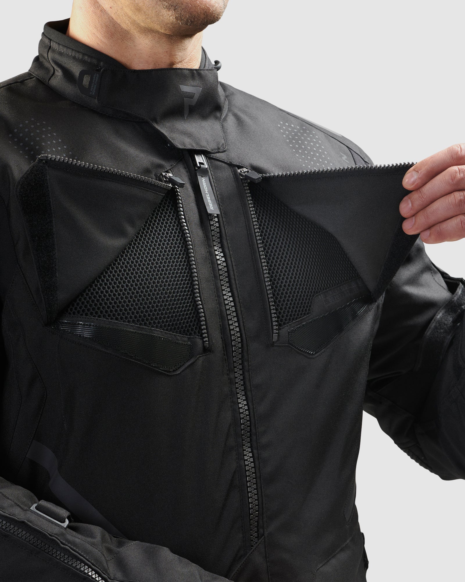 Hiker IV Motorcycle Jacket Black - Image 3