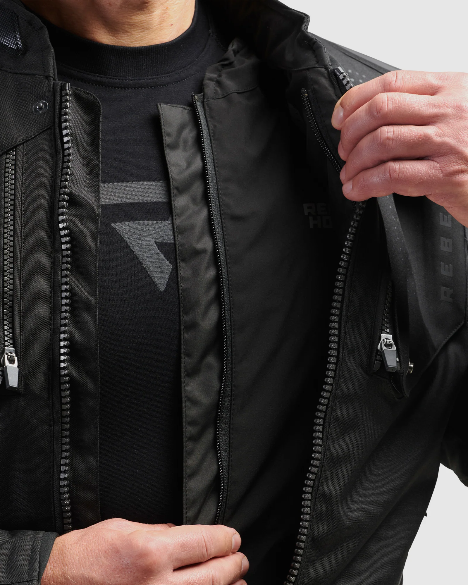 Hiker IV Motorcycle Jacket Black - Image 6