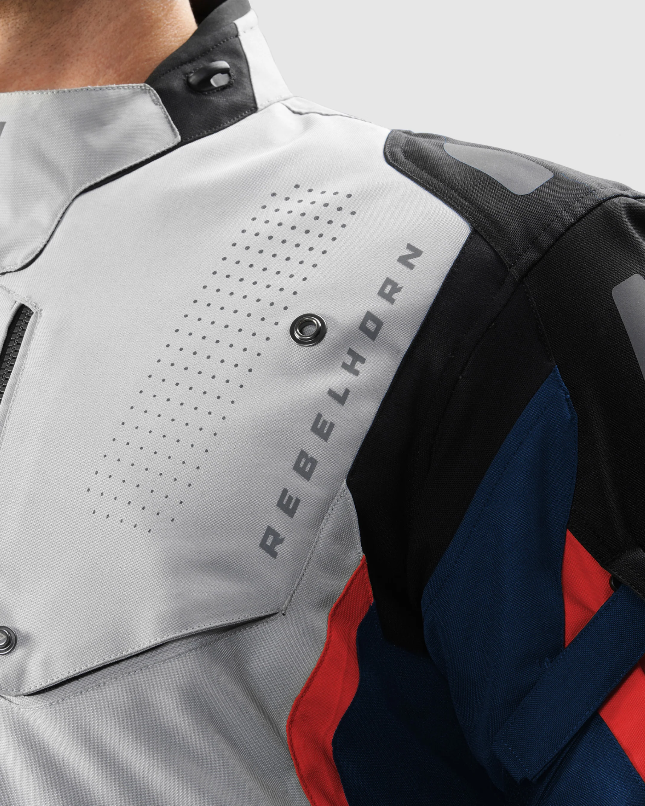 Hiker IV Motorcycle Jacket Blue - Image 14