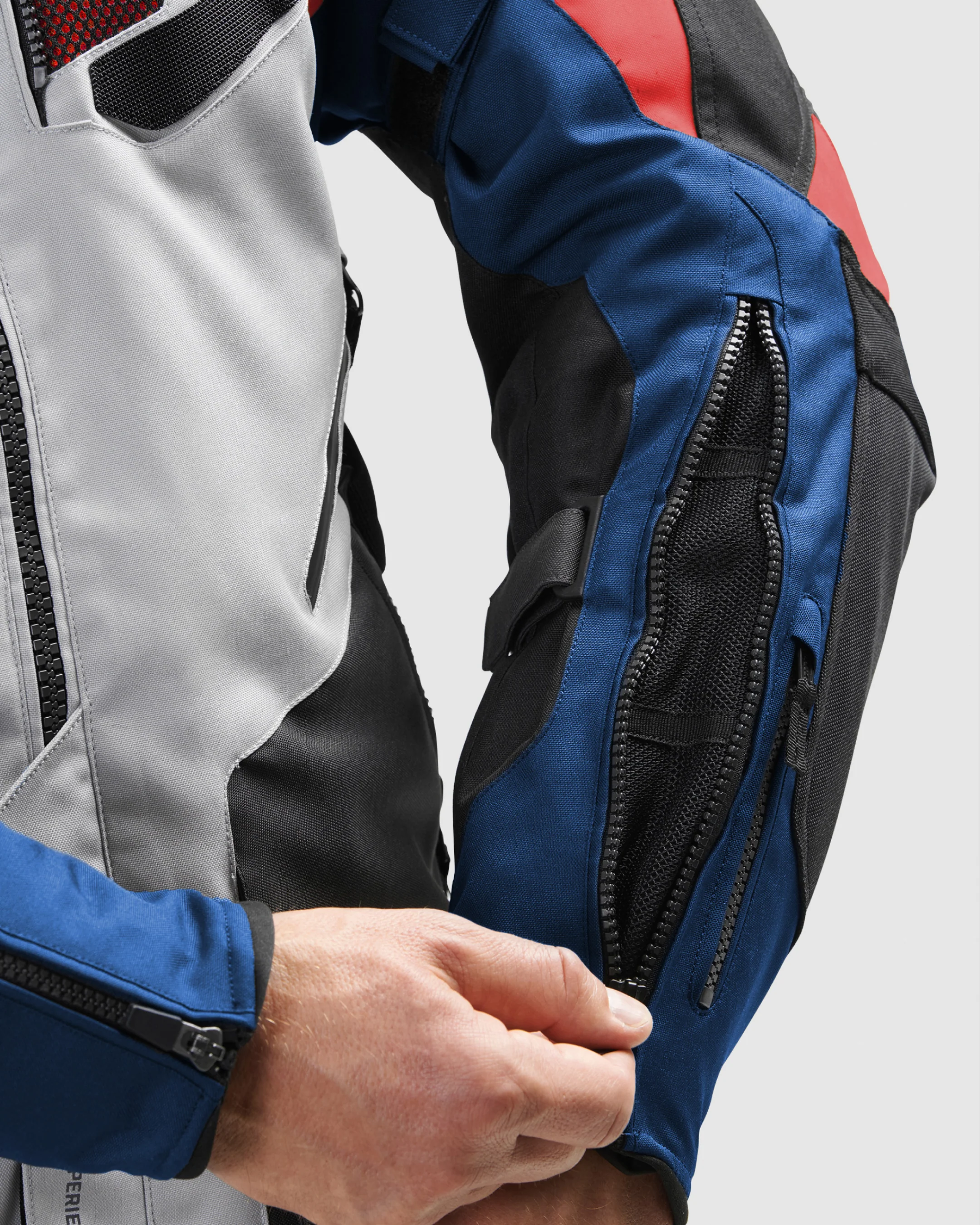 Hiker IV Motorcycle Jacket Blue - Image 4