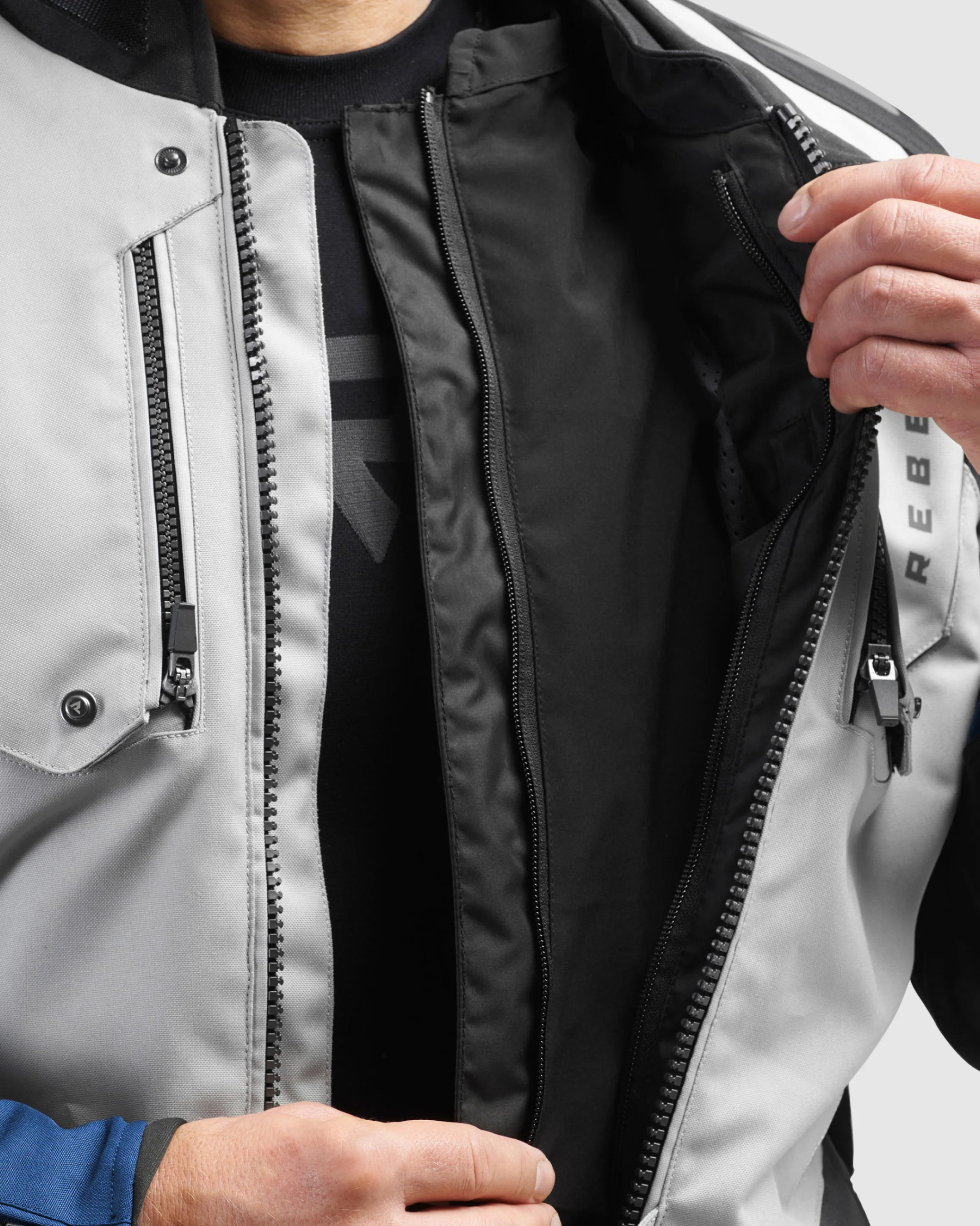 Hiker IV Motorcycle Jacket Blue - Image 6