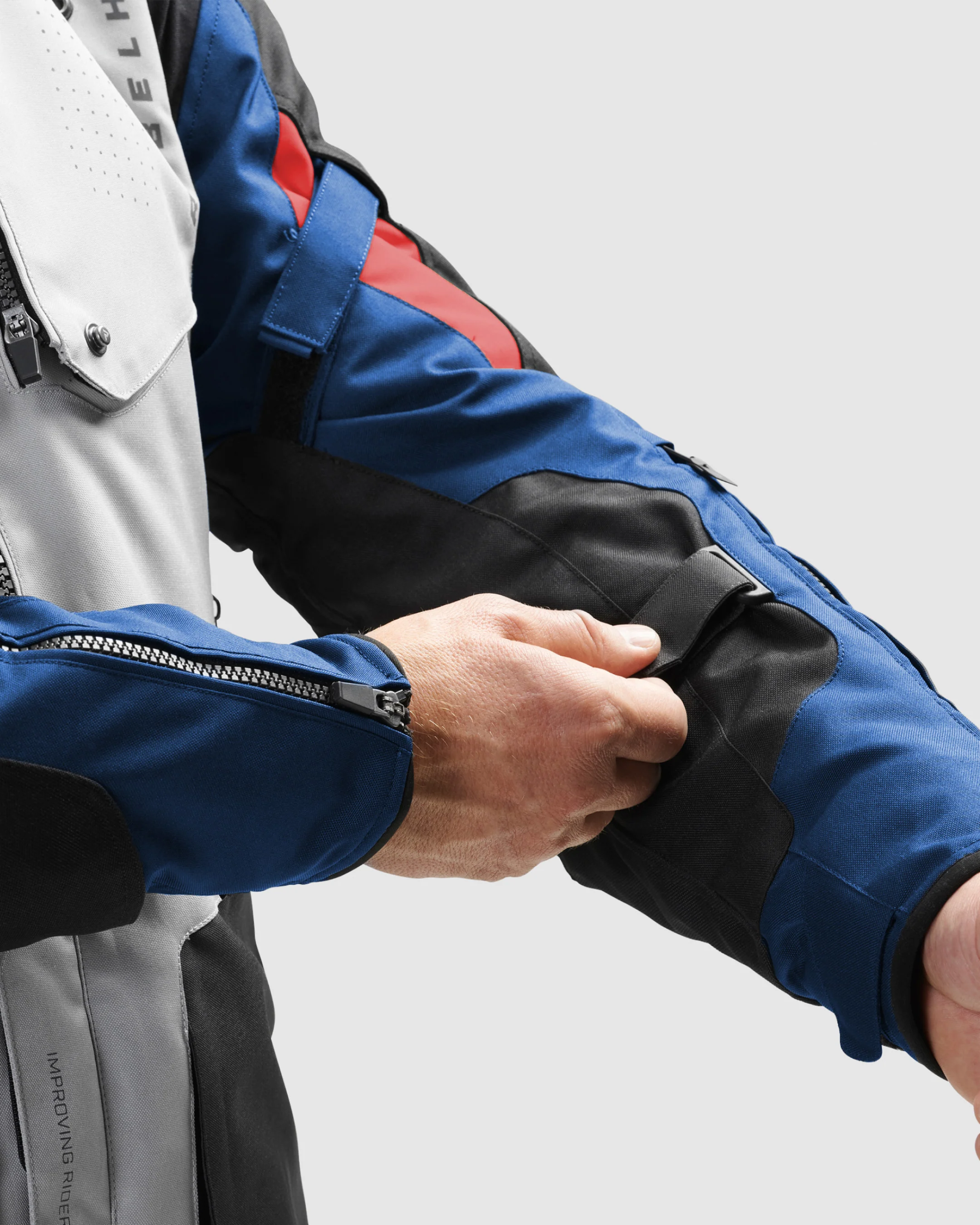 Hiker IV Motorcycle Jacket Blue - Image 9