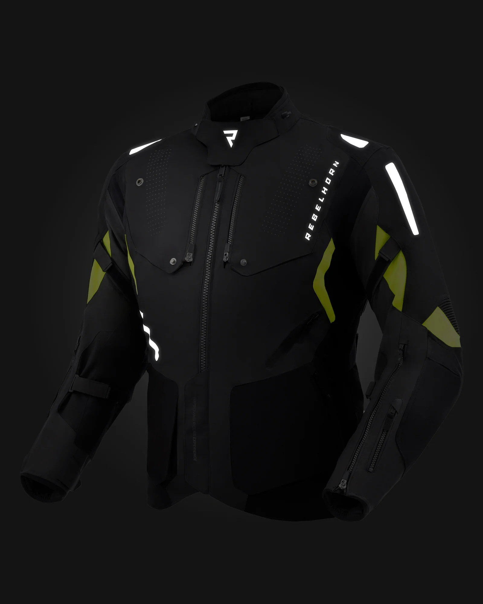 Hiker IV Motorcycle Jacket Dark Grey - Image 13