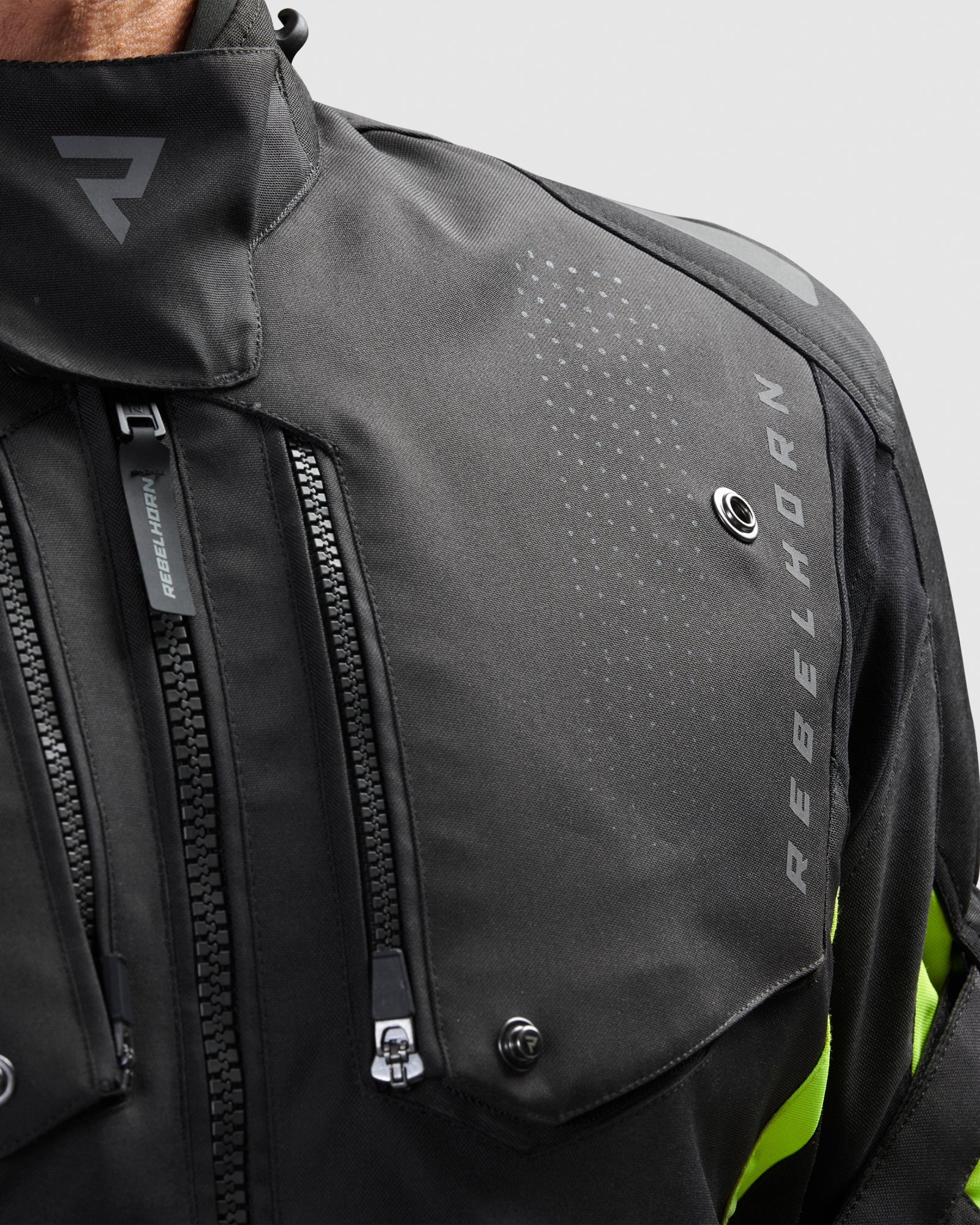 Hiker IV Motorcycle Jacket Dark Grey - Image 15