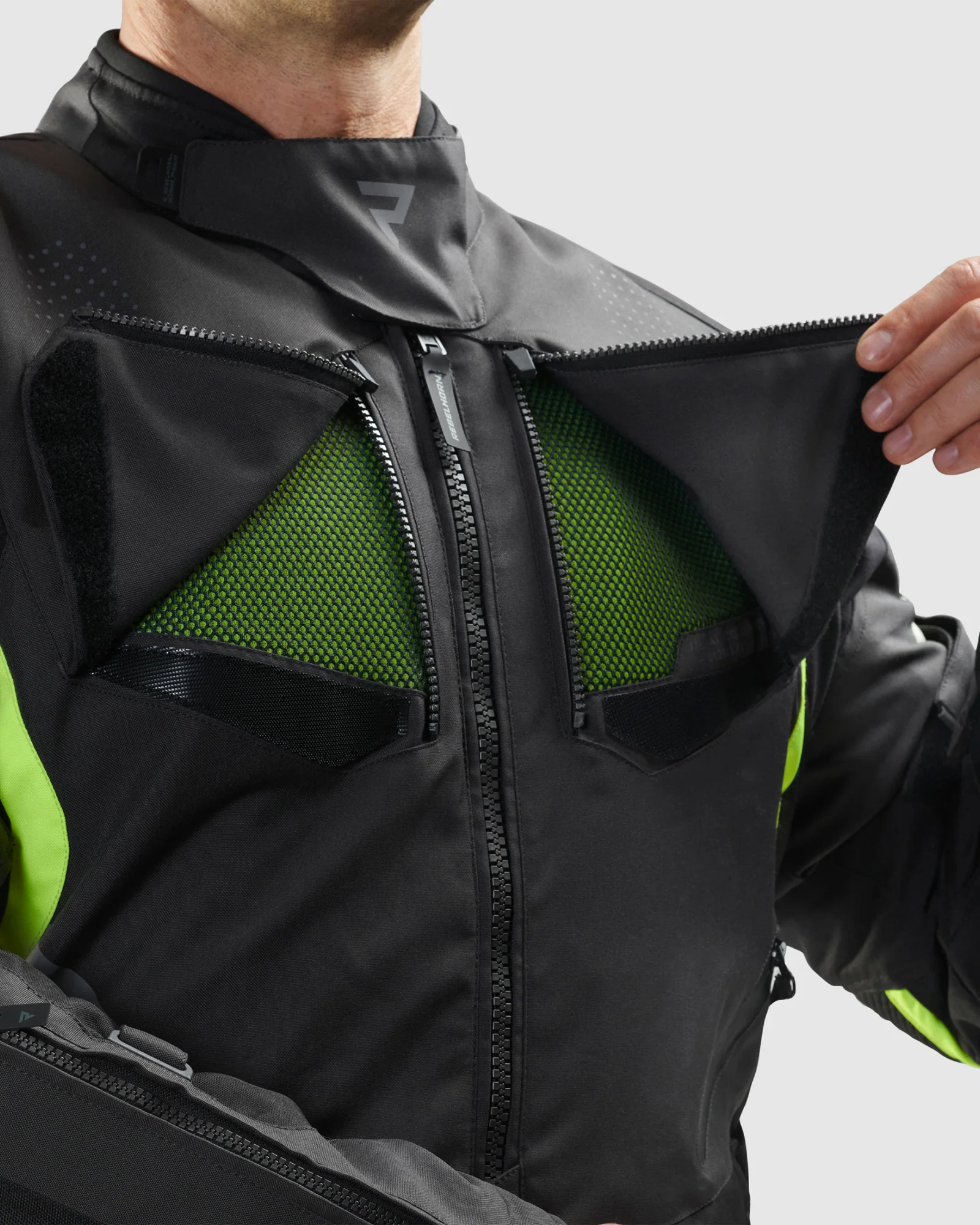 Hiker IV Motorcycle Jacket Dark Grey - Image 3