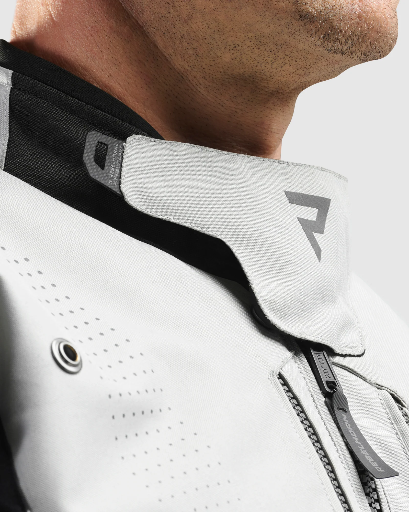 Hiker IV Motorcycle Jacket Grey - Image 14