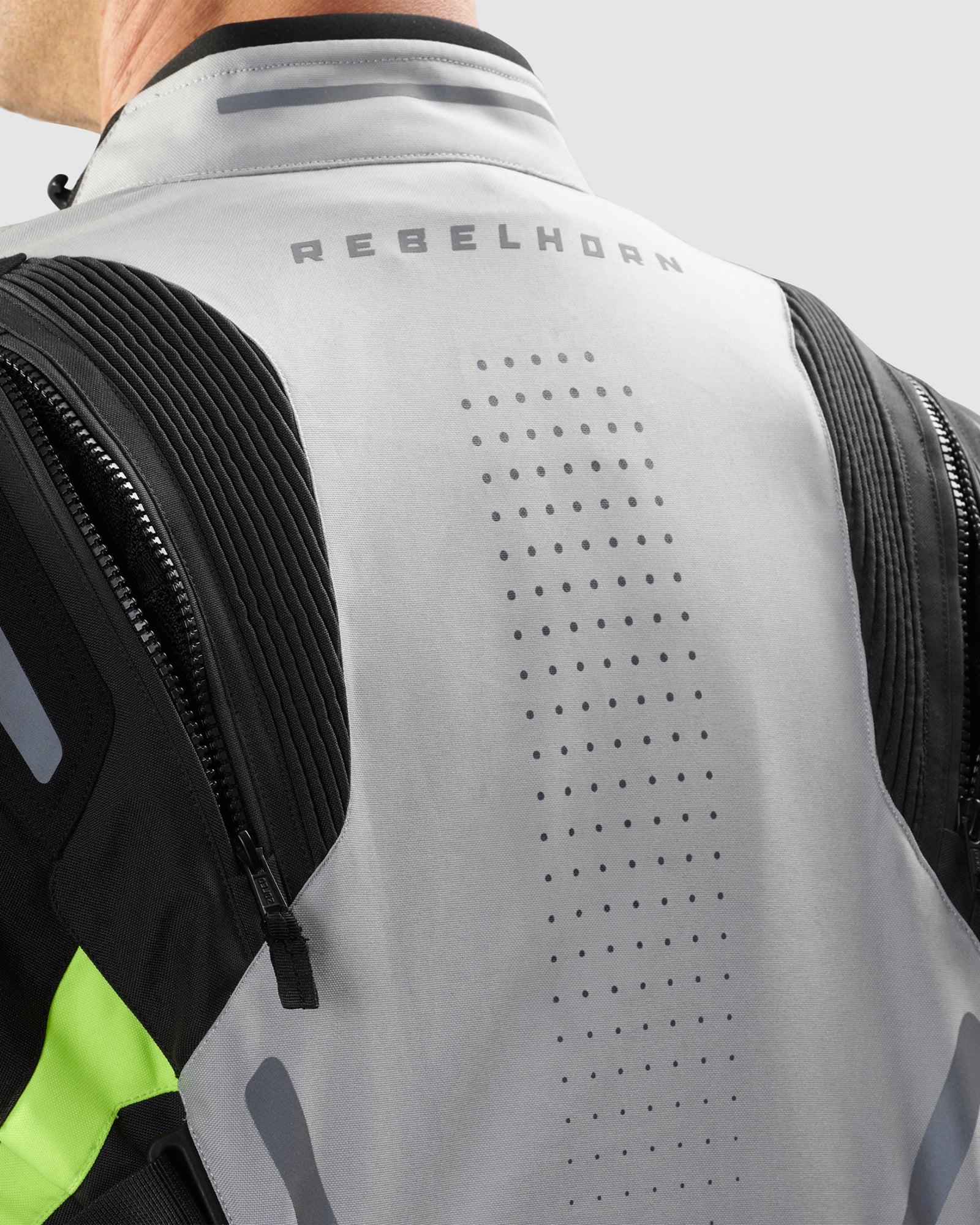 Hiker IV Motorcycle Jacket Grey - Image 5
