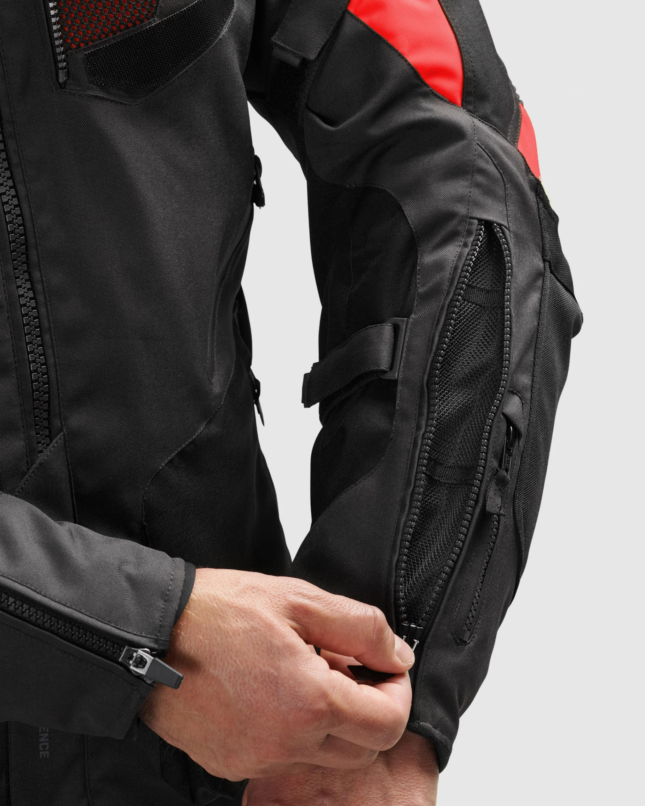 Hiker IV Motorcycle Jacket Red - Image 4