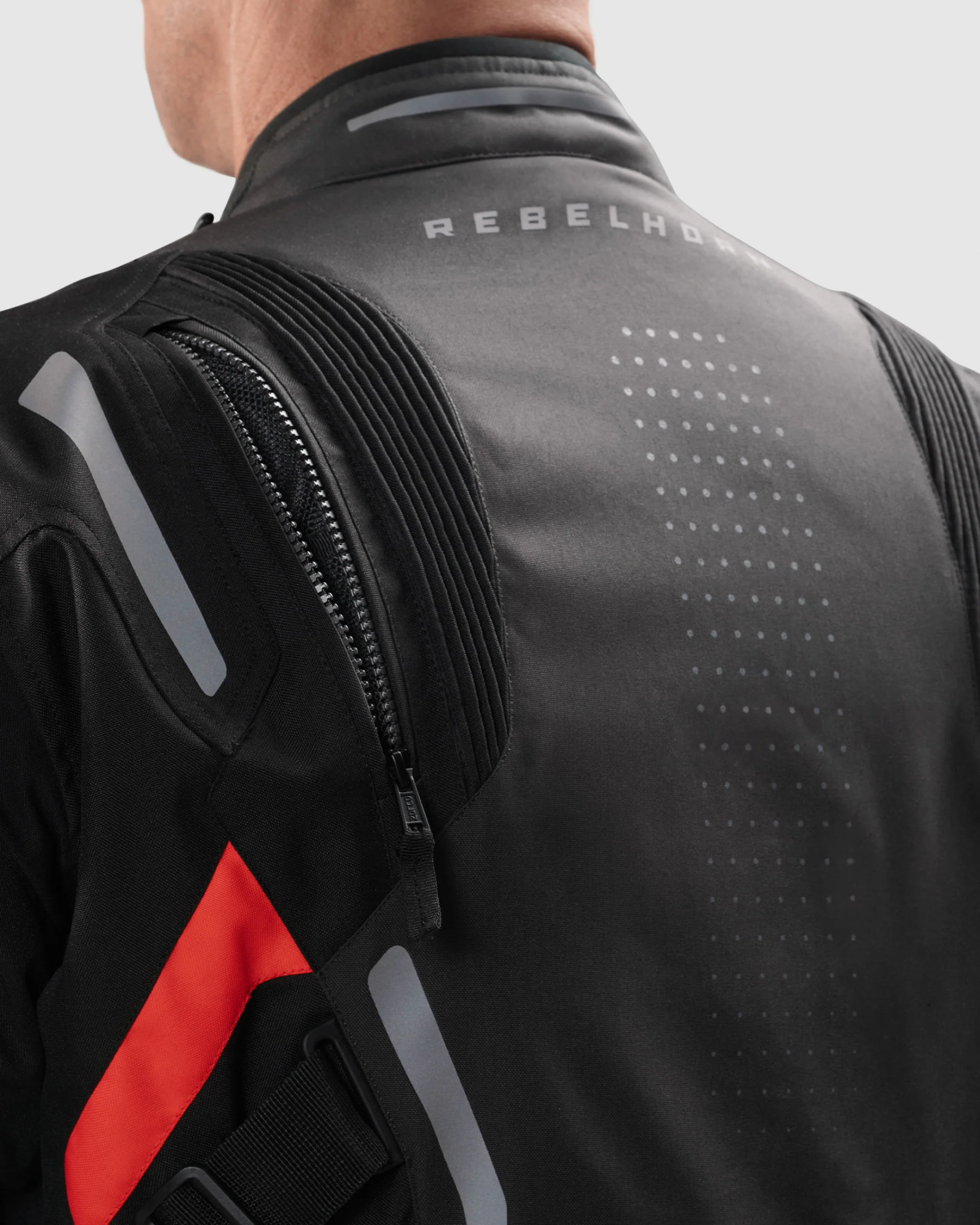 Hiker IV Motorcycle Jacket Red - Image 5
