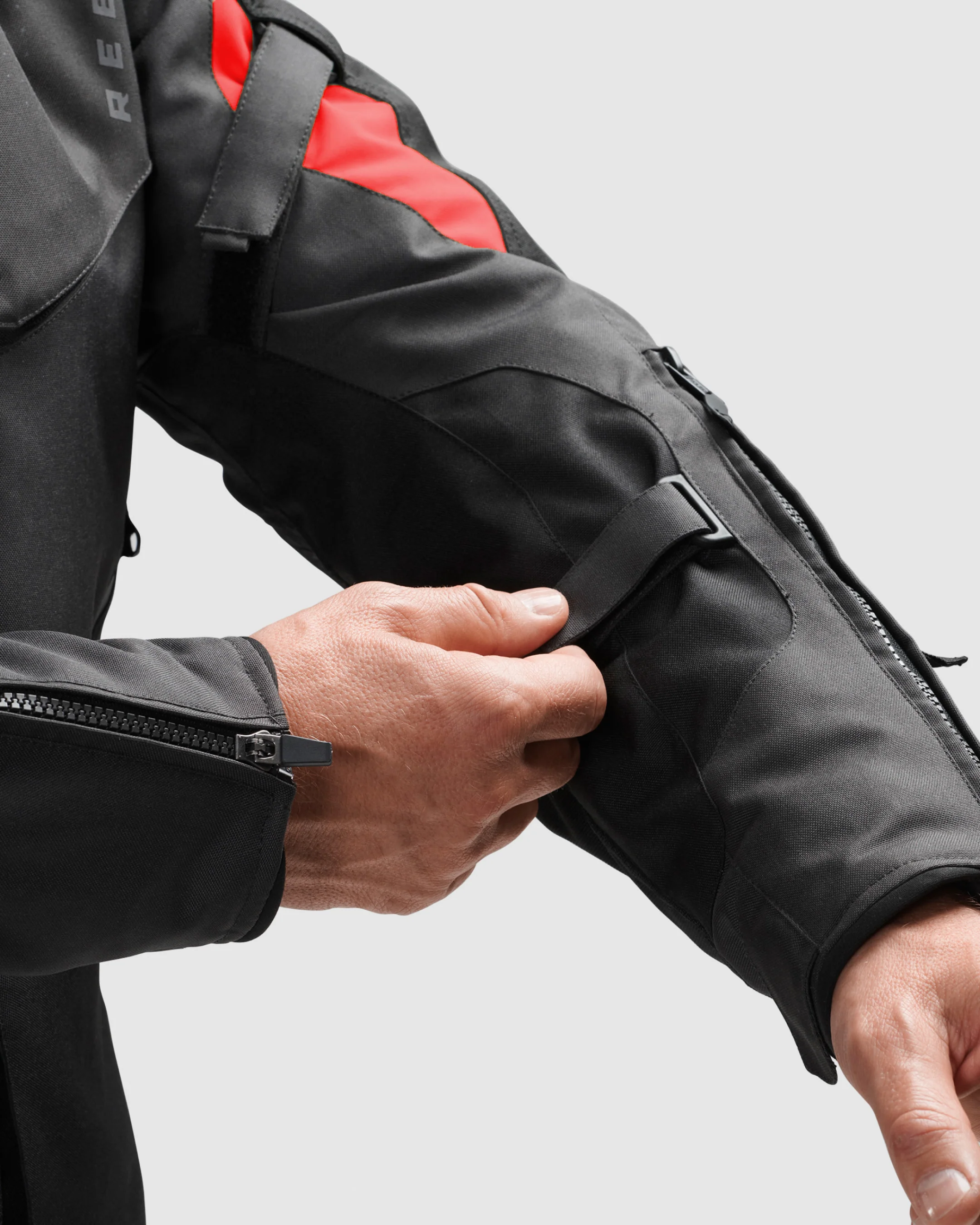 Hiker IV Motorcycle Jacket Red - Image 9