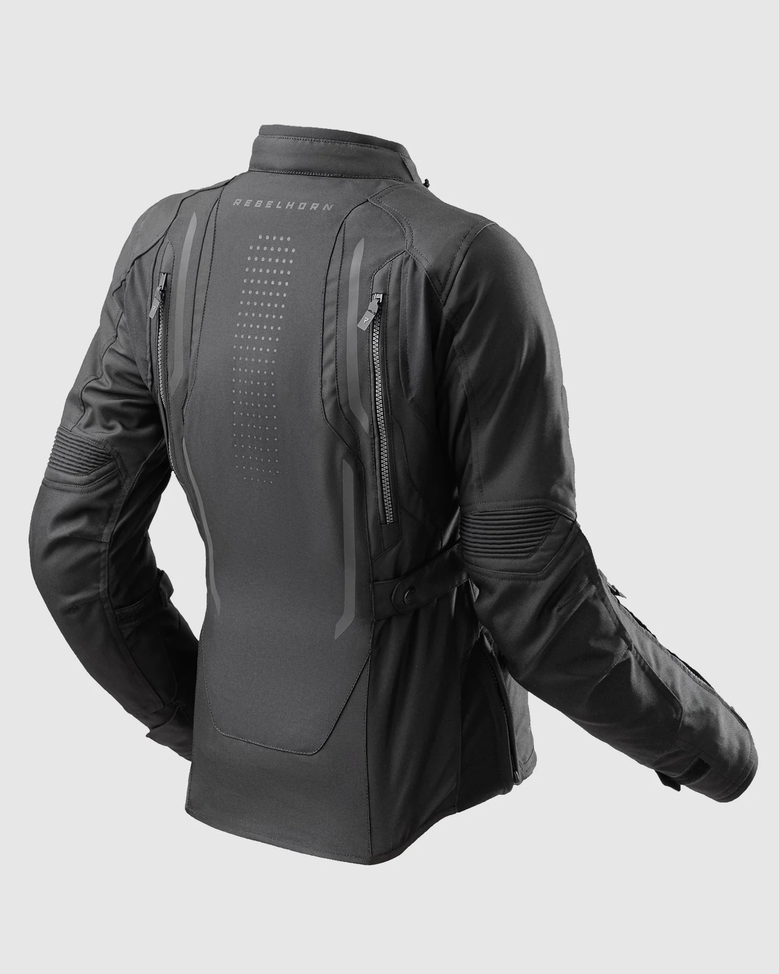 Hiker IV Women's Motorcycle Jacket Black - Image 2