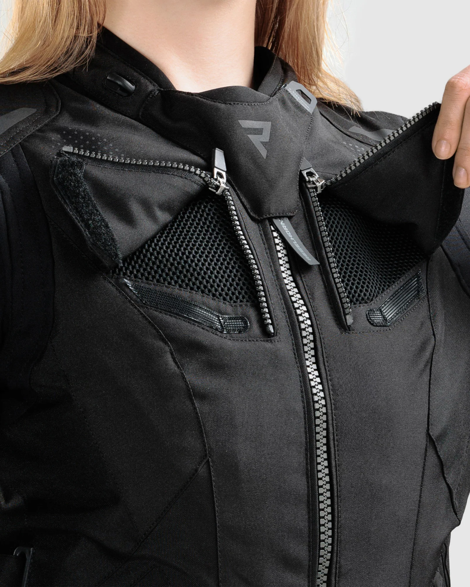Hiker IV Women's Motorcycle Jacket Black - Image 3