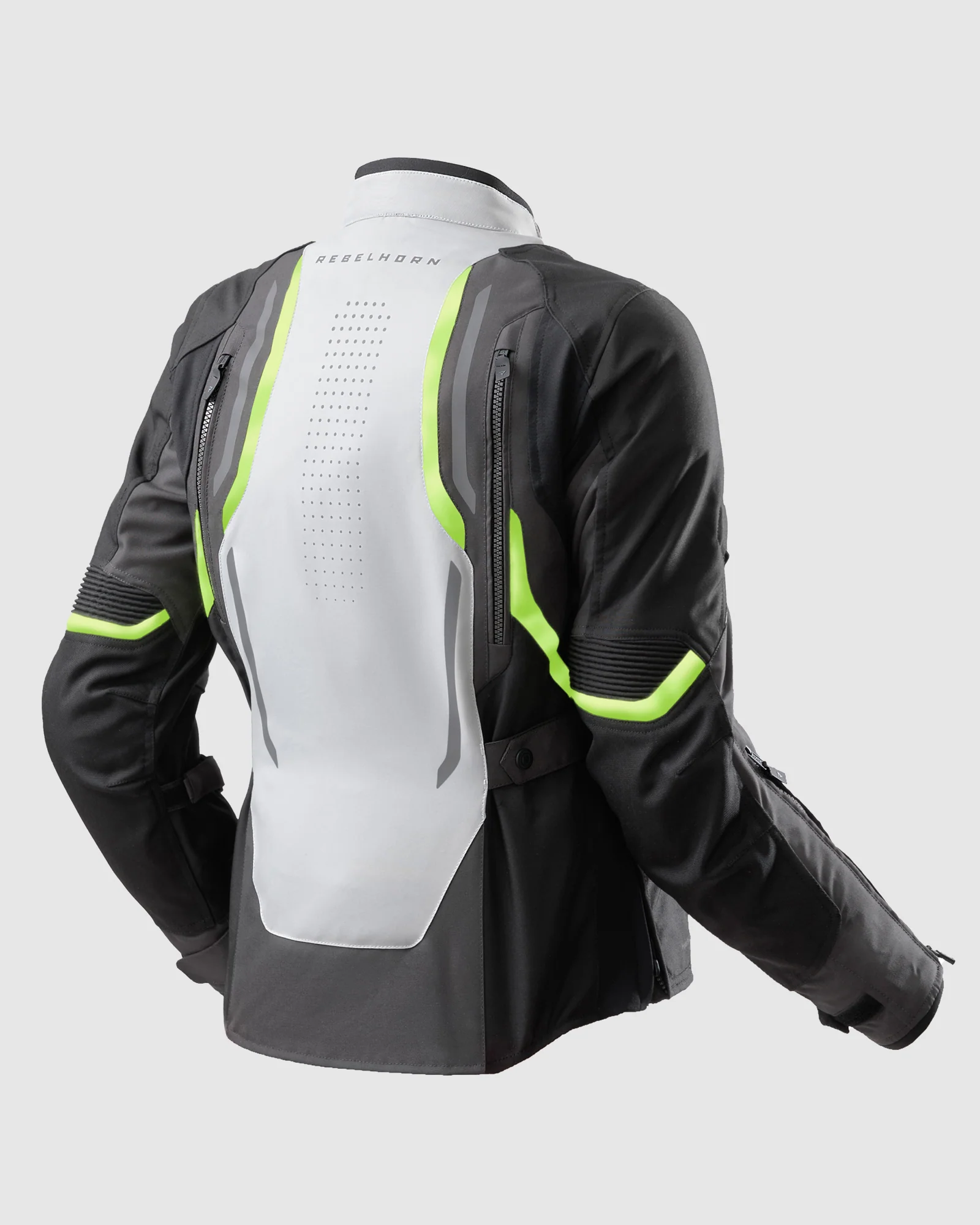 Hiker IV Women's Motorcycle Jacket Grey - Image 2