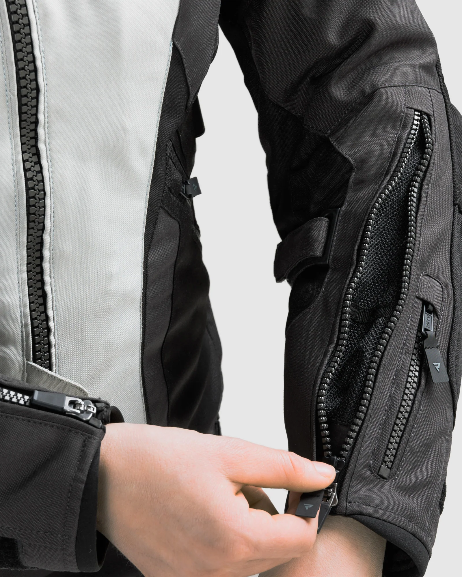 Hiker IV Women's Motorcycle Jacket Grey - Image 4