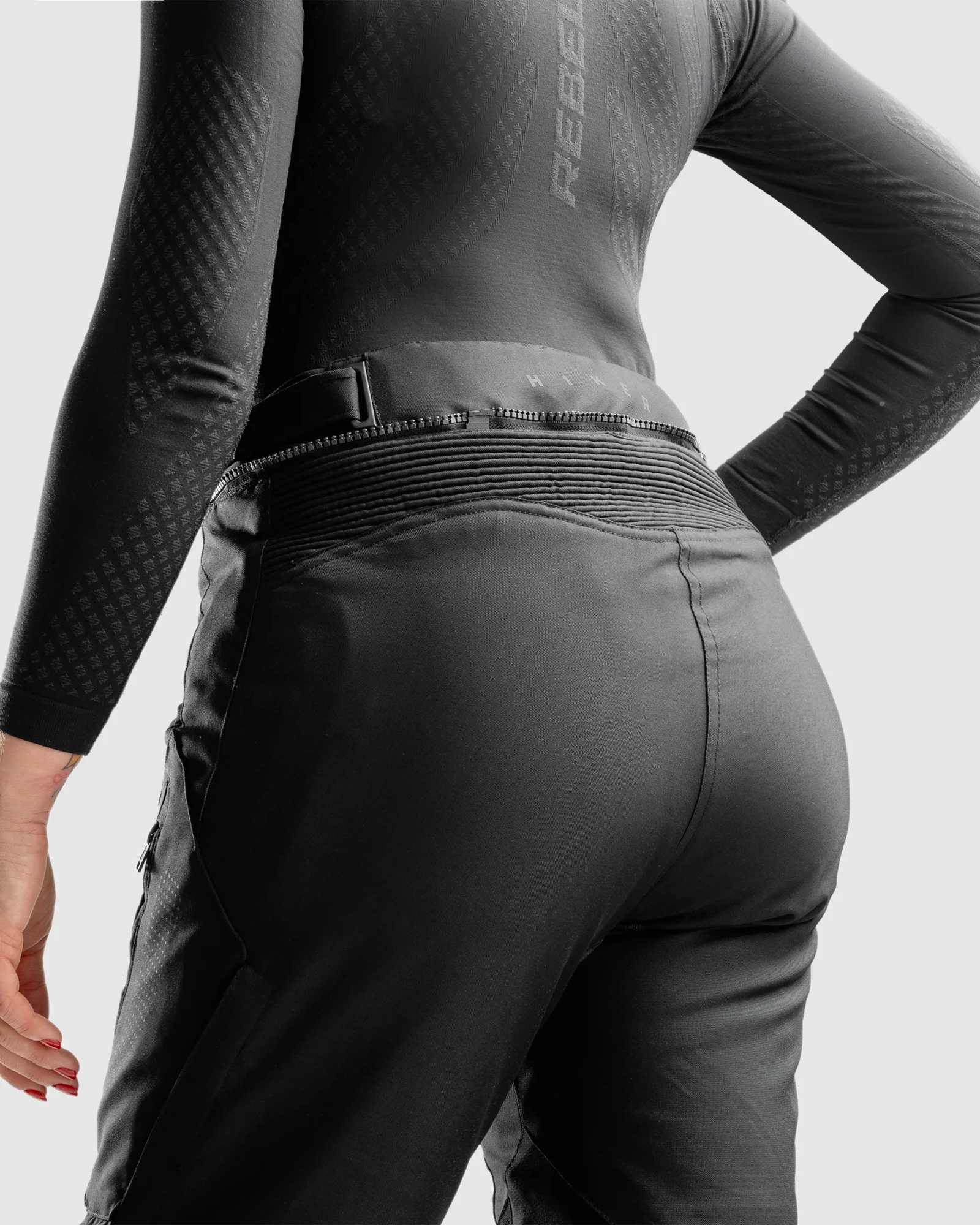 Hiker IV Women's Motorcycle Pants Black Short Leg - Image 9