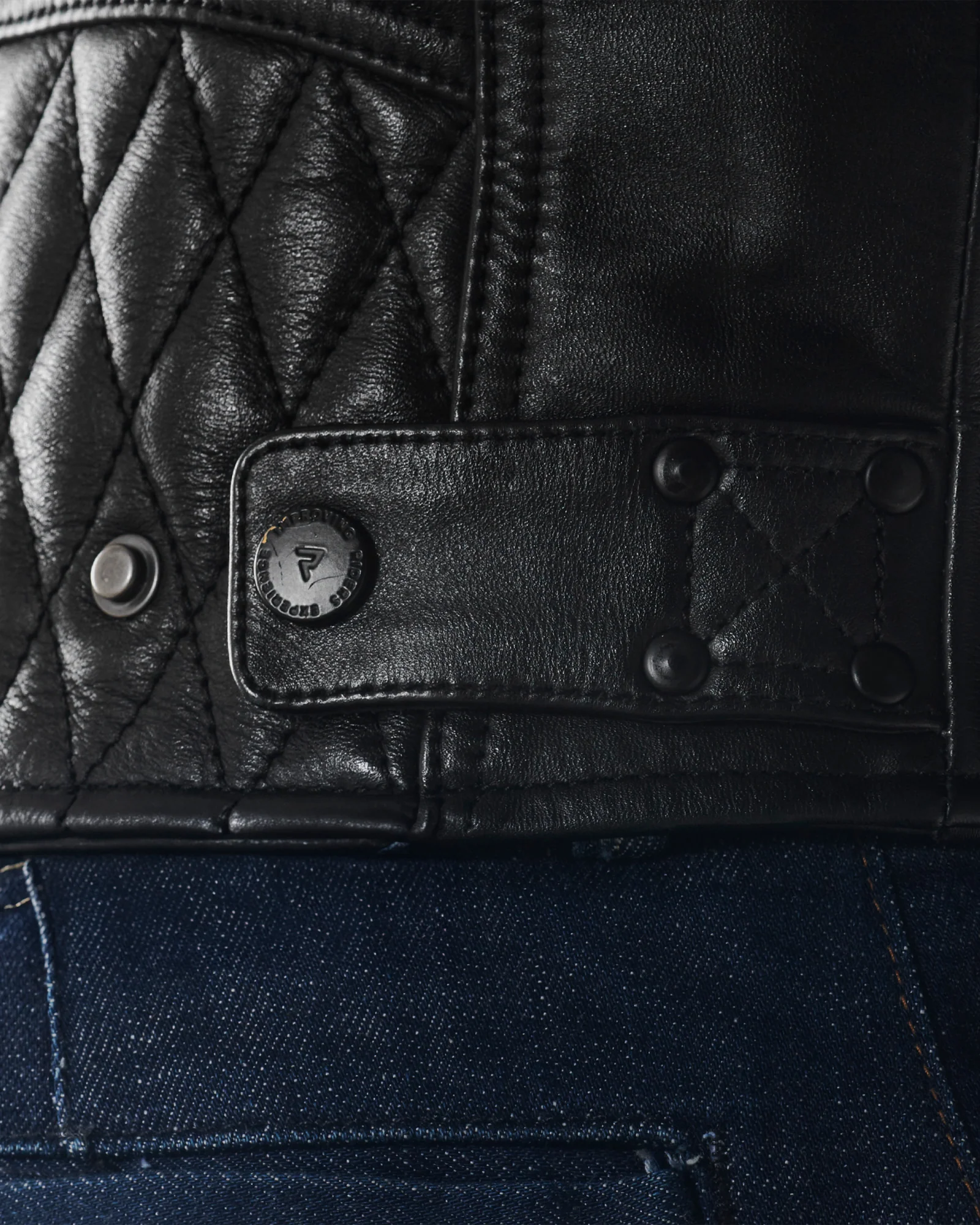 Hunter II Leather Jacket Black - Image 6