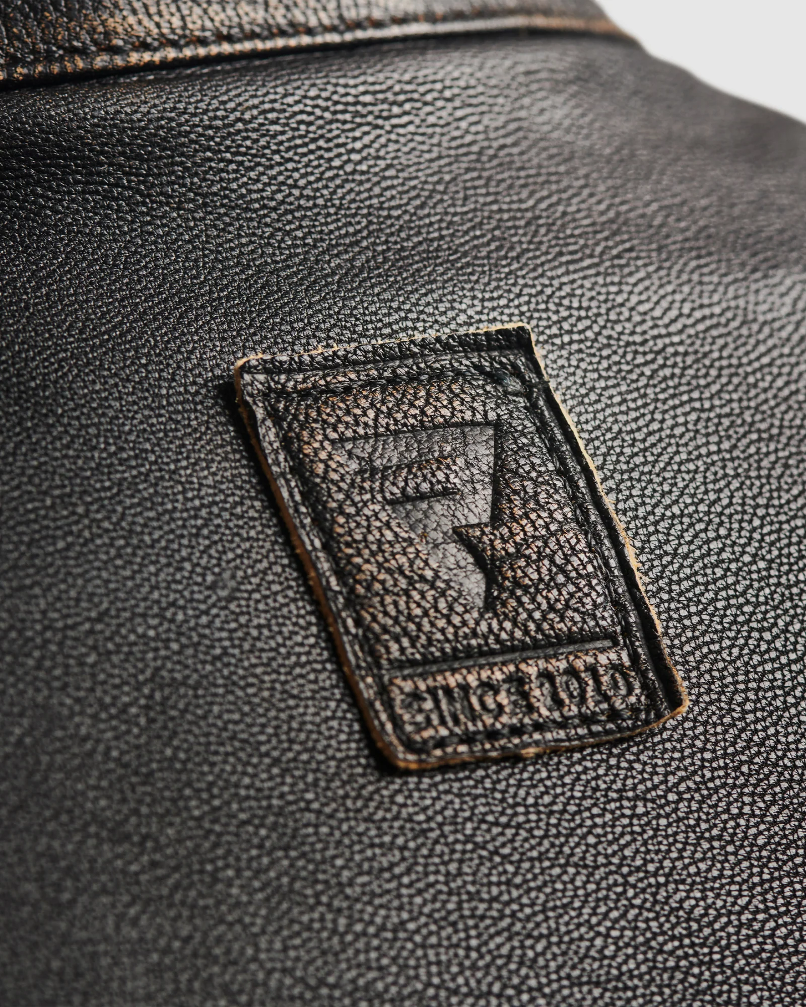 Hunter II Leather Jacket Vintage Brown - Image 14