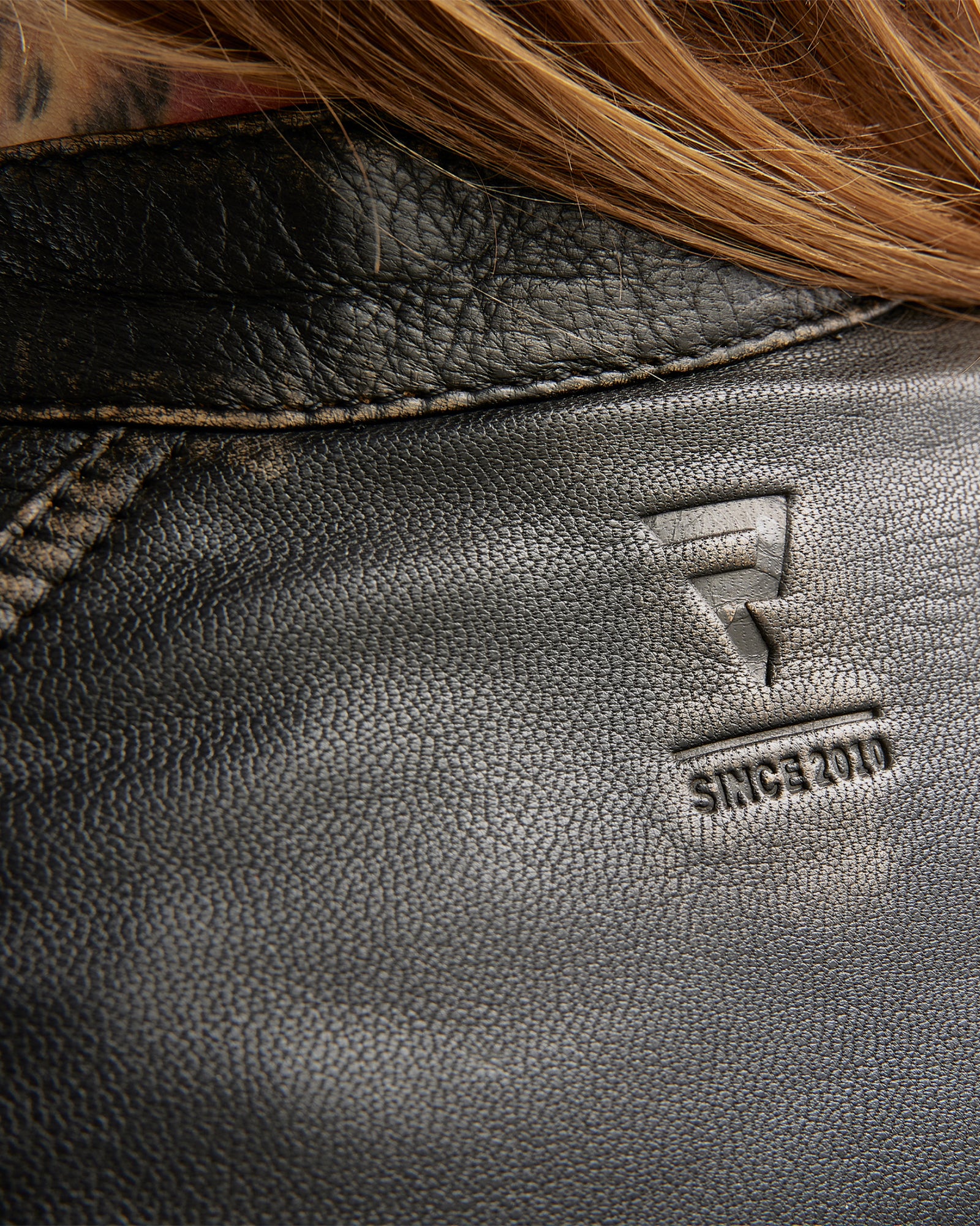 Hunter II Women's Leather Jacket Vintage Brown - Image 10