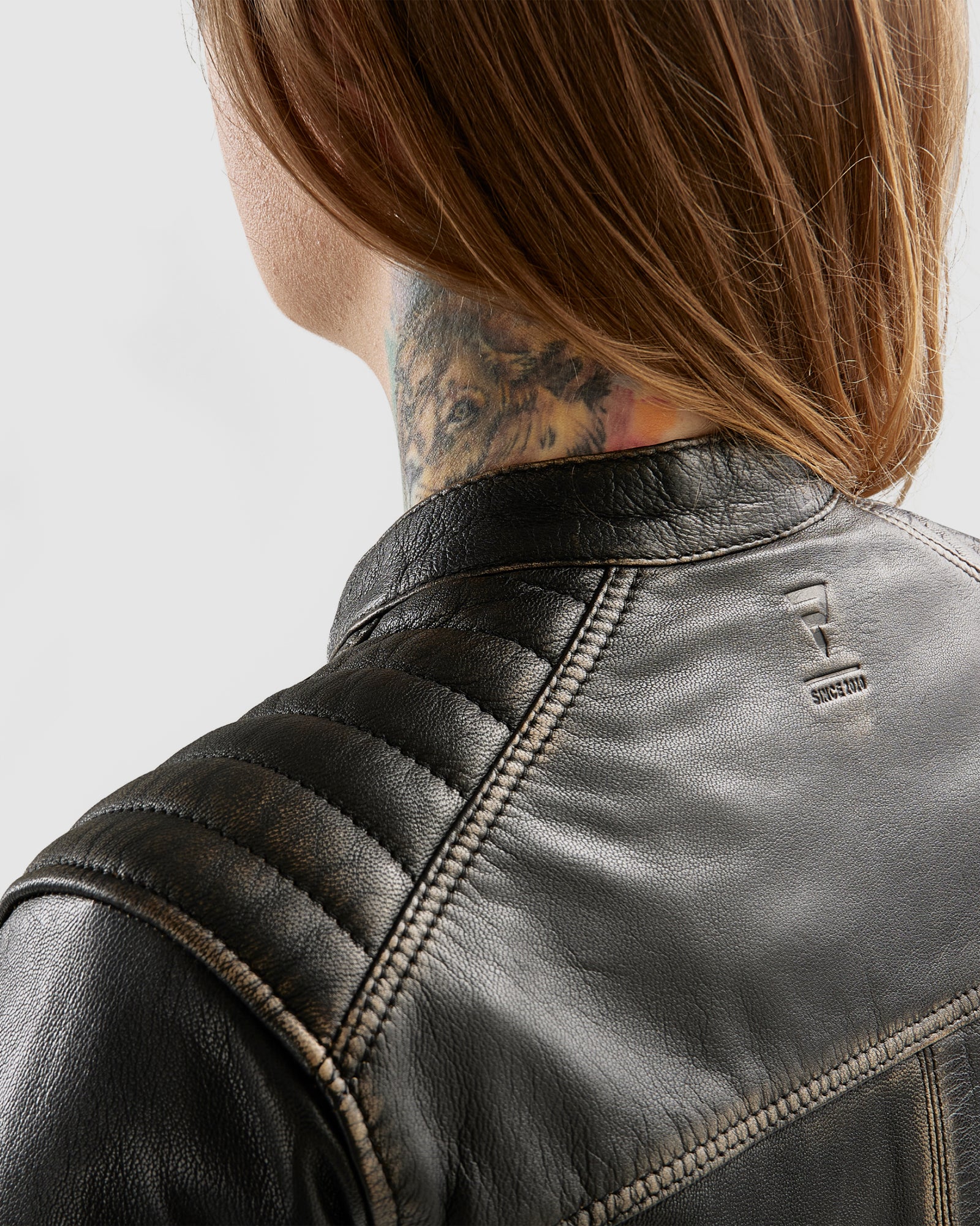 Hunter II Women's Leather Jacket Vintage Brown - Image 11