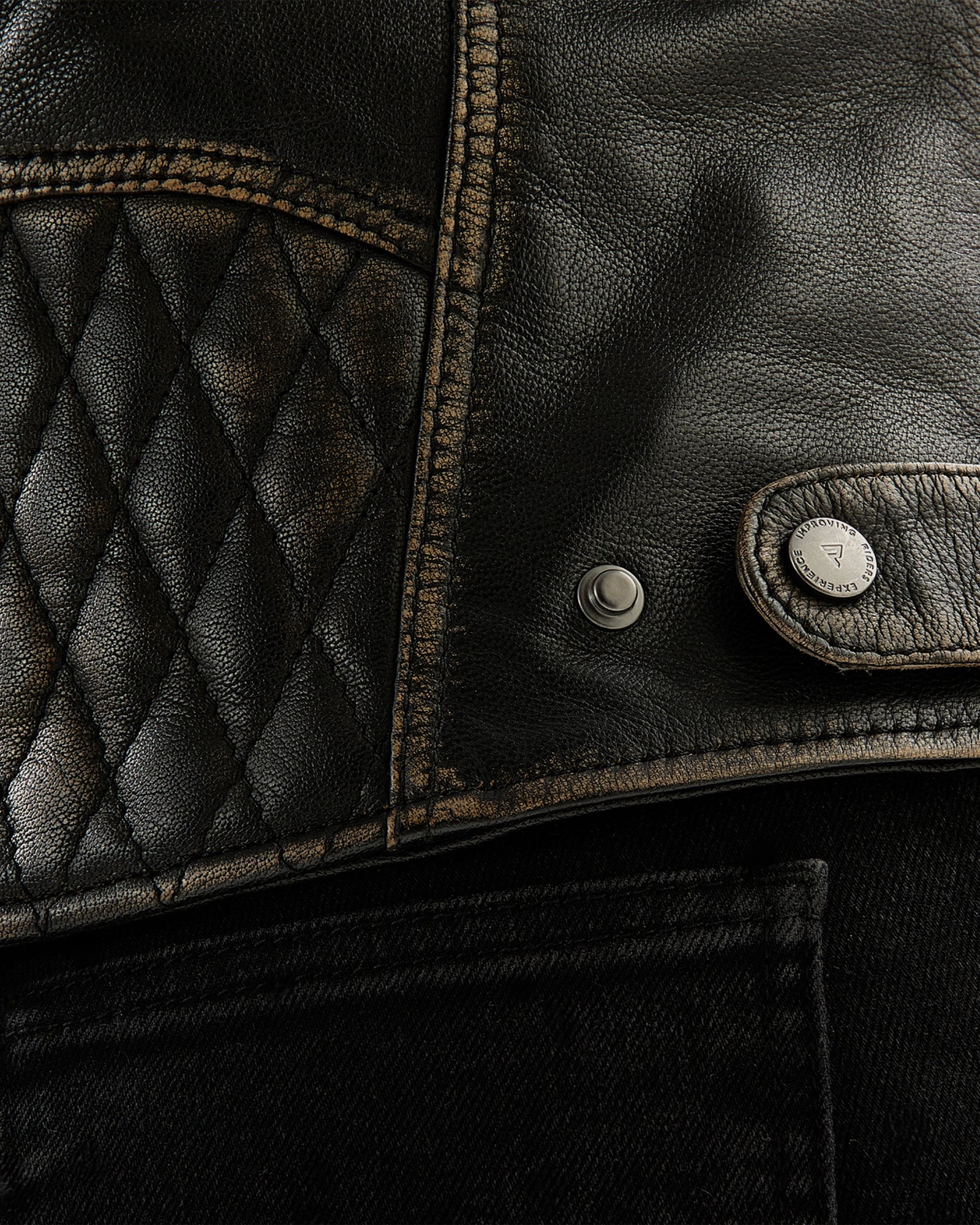 Hunter II Women's Leather Jacket Vintage Brown - Image 6