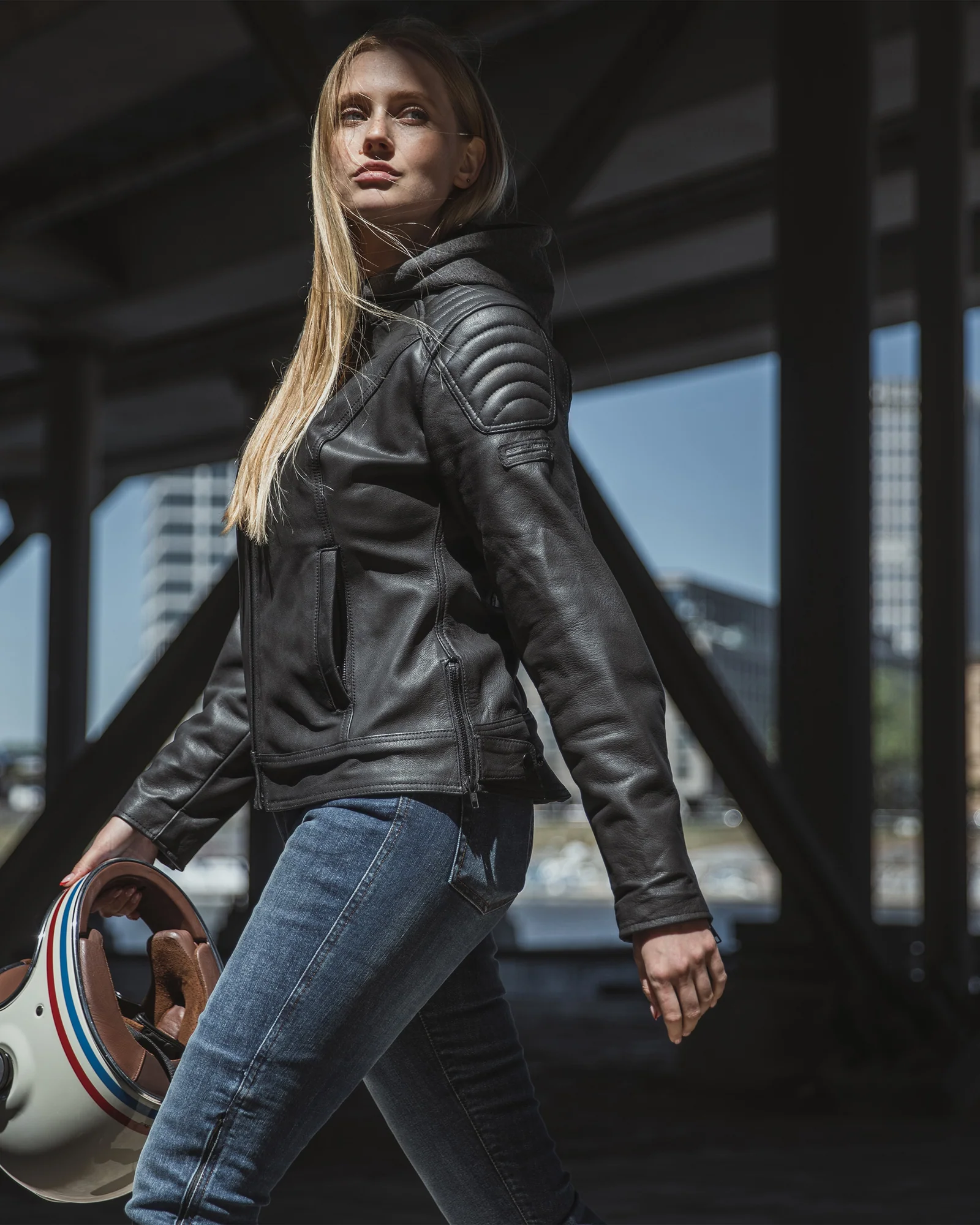 Impala Women's Leather Jacket Black - Image 10