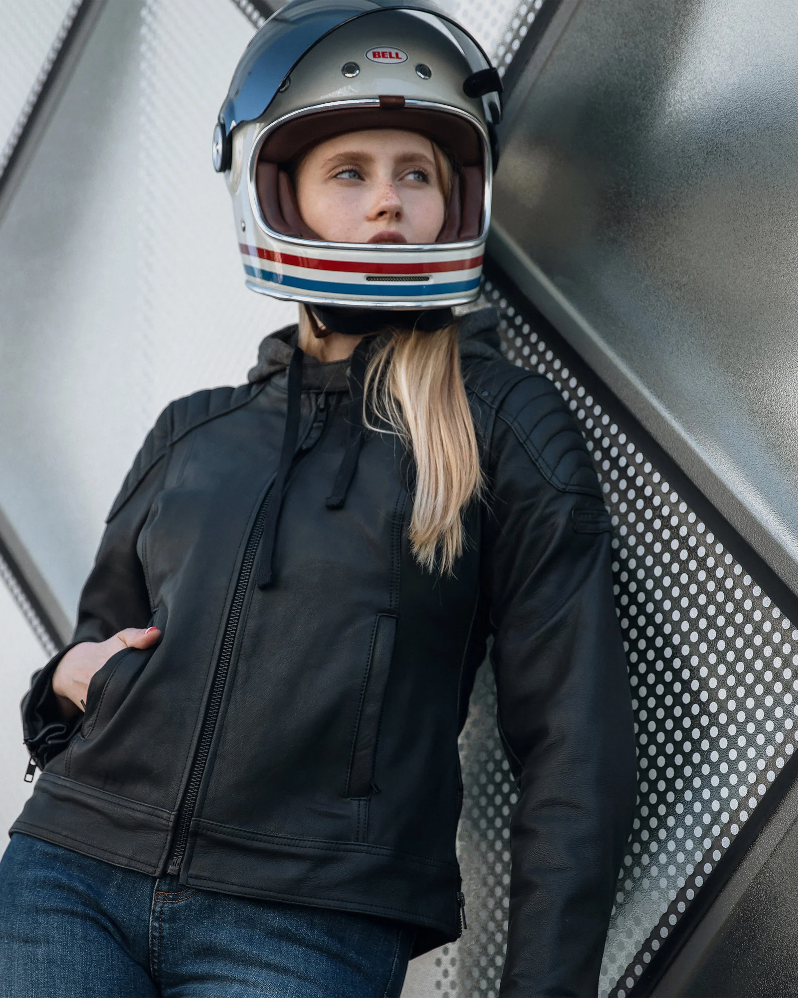 Impala Women's Leather Jacket Black - Image 7