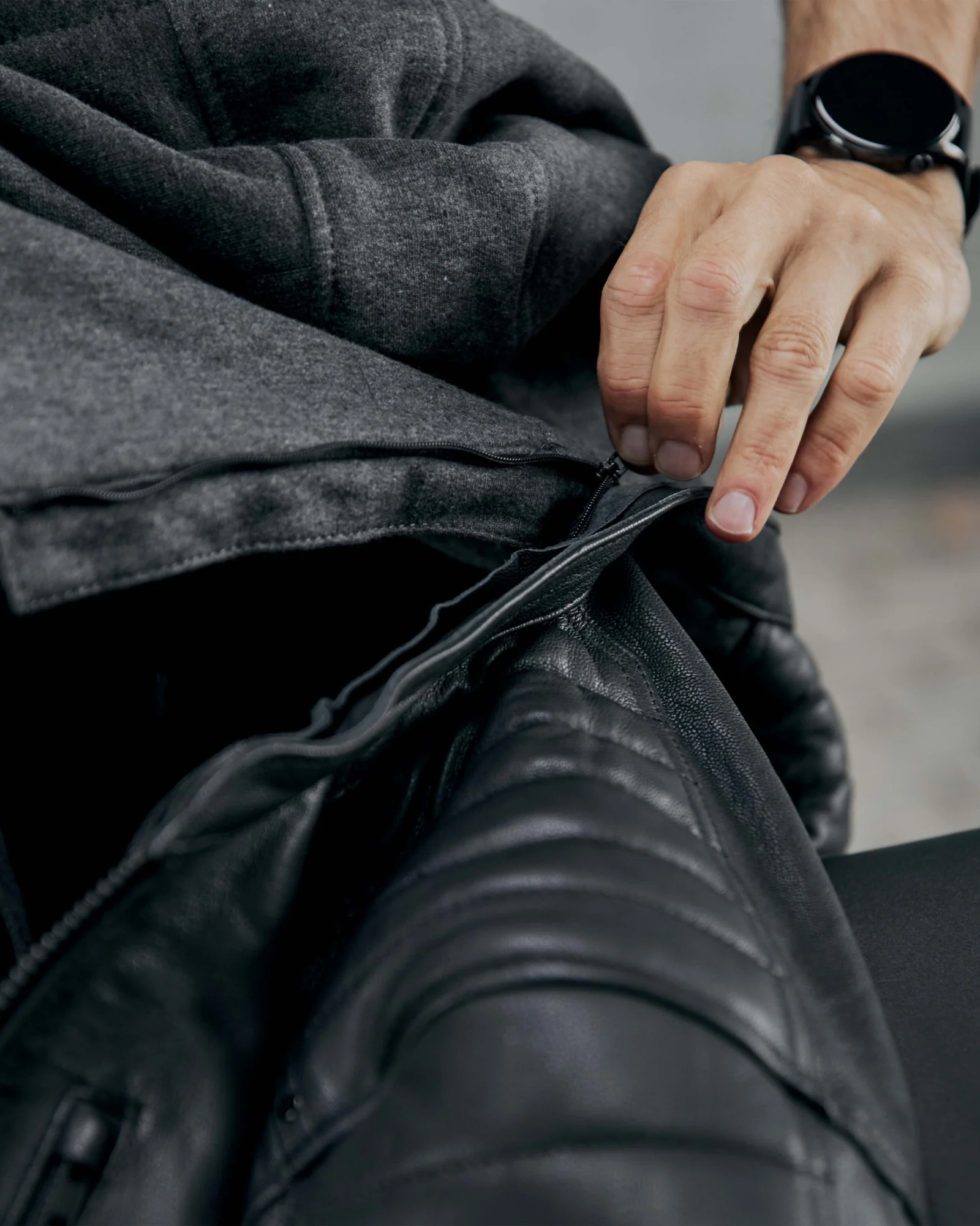 Impala Leather Jacket Black - Image 4