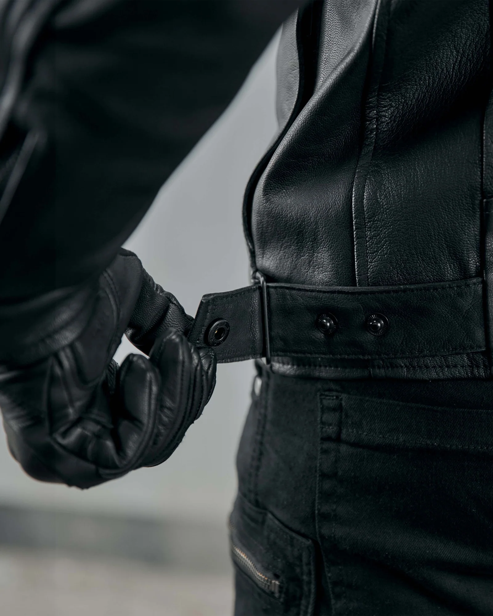 Impala Leather Jacket Black - Image 5