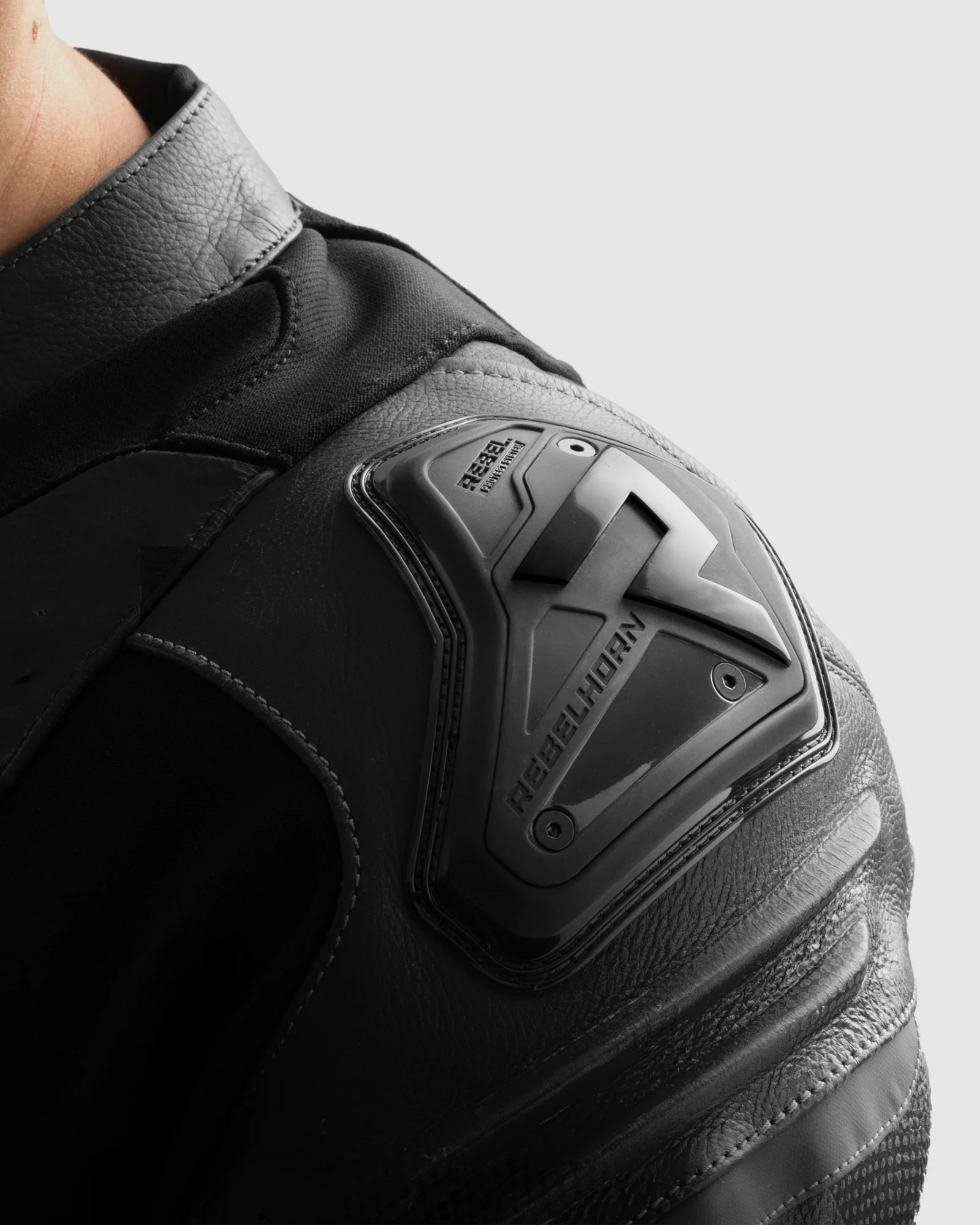 Inferno Leather Motorcycle Jacket Black - Image 12