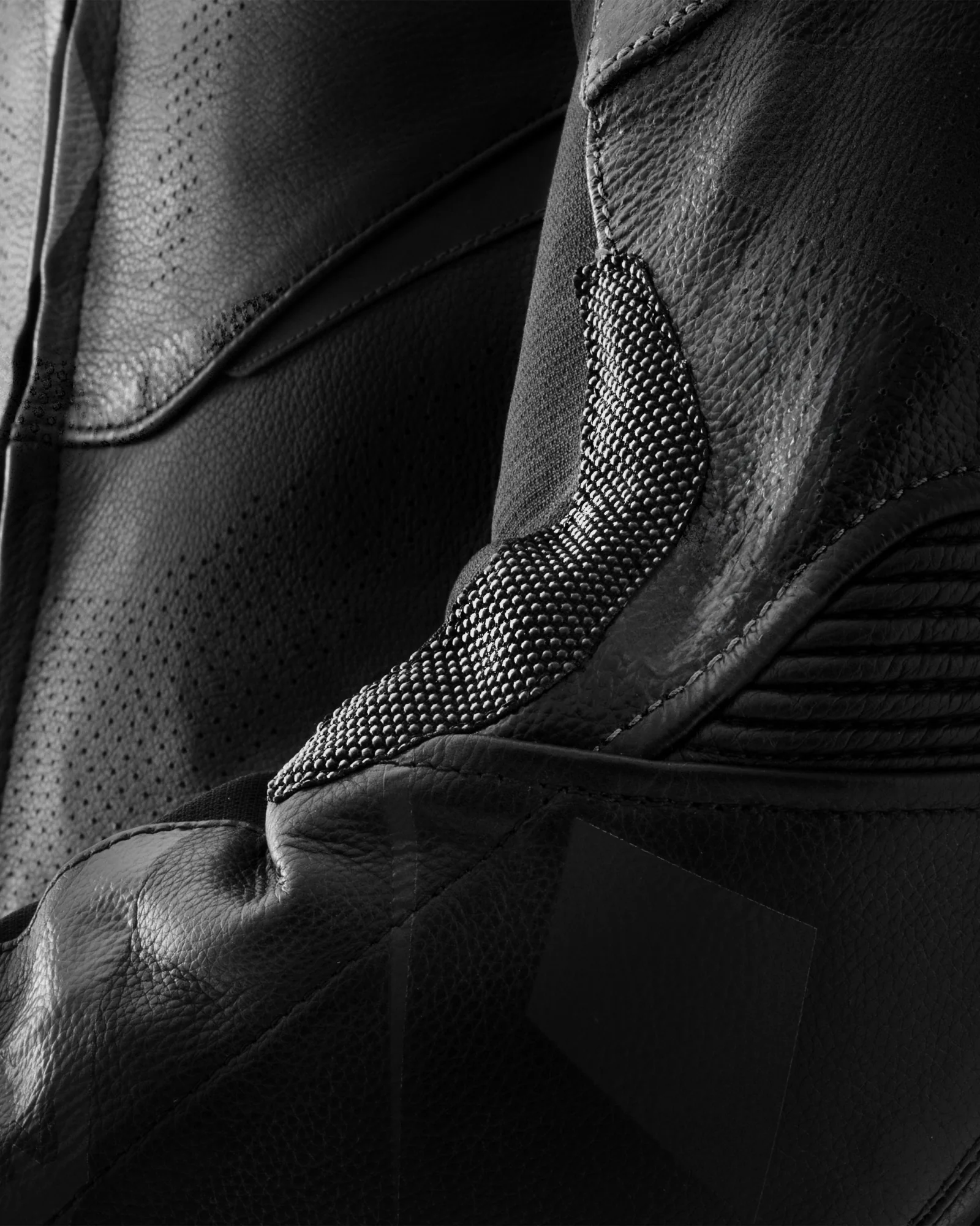 Inferno Leather Motorcycle Jacket Black - Image 13