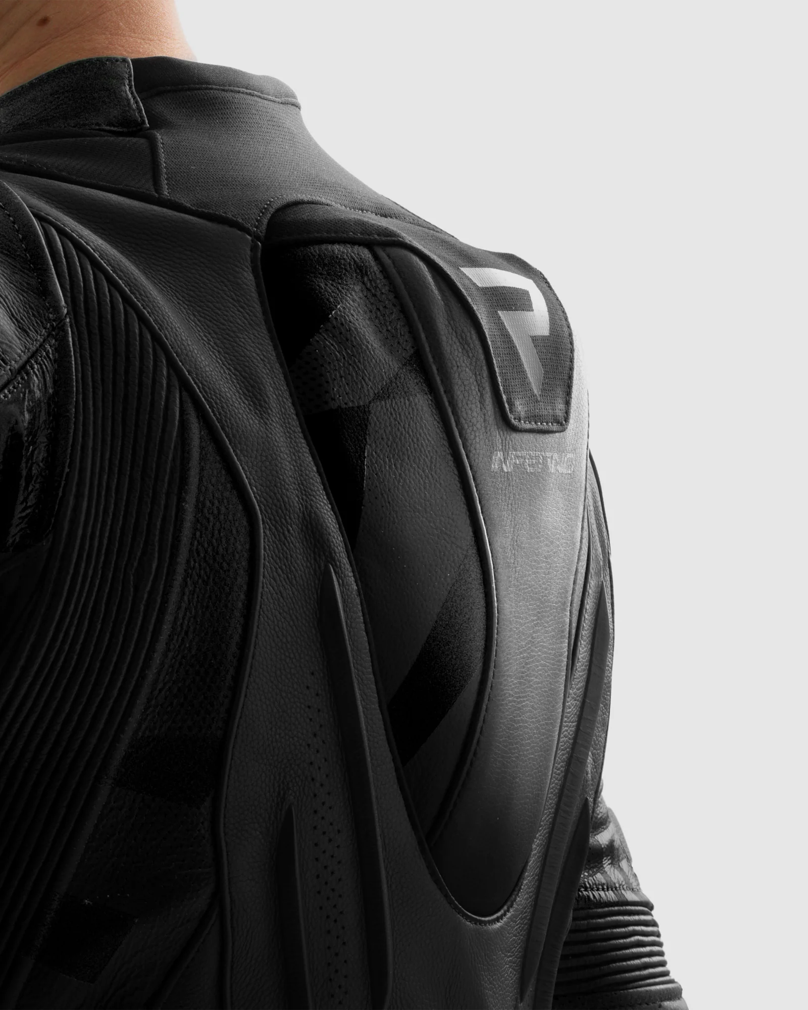 Inferno Leather Motorcycle Jacket Black - Image 15