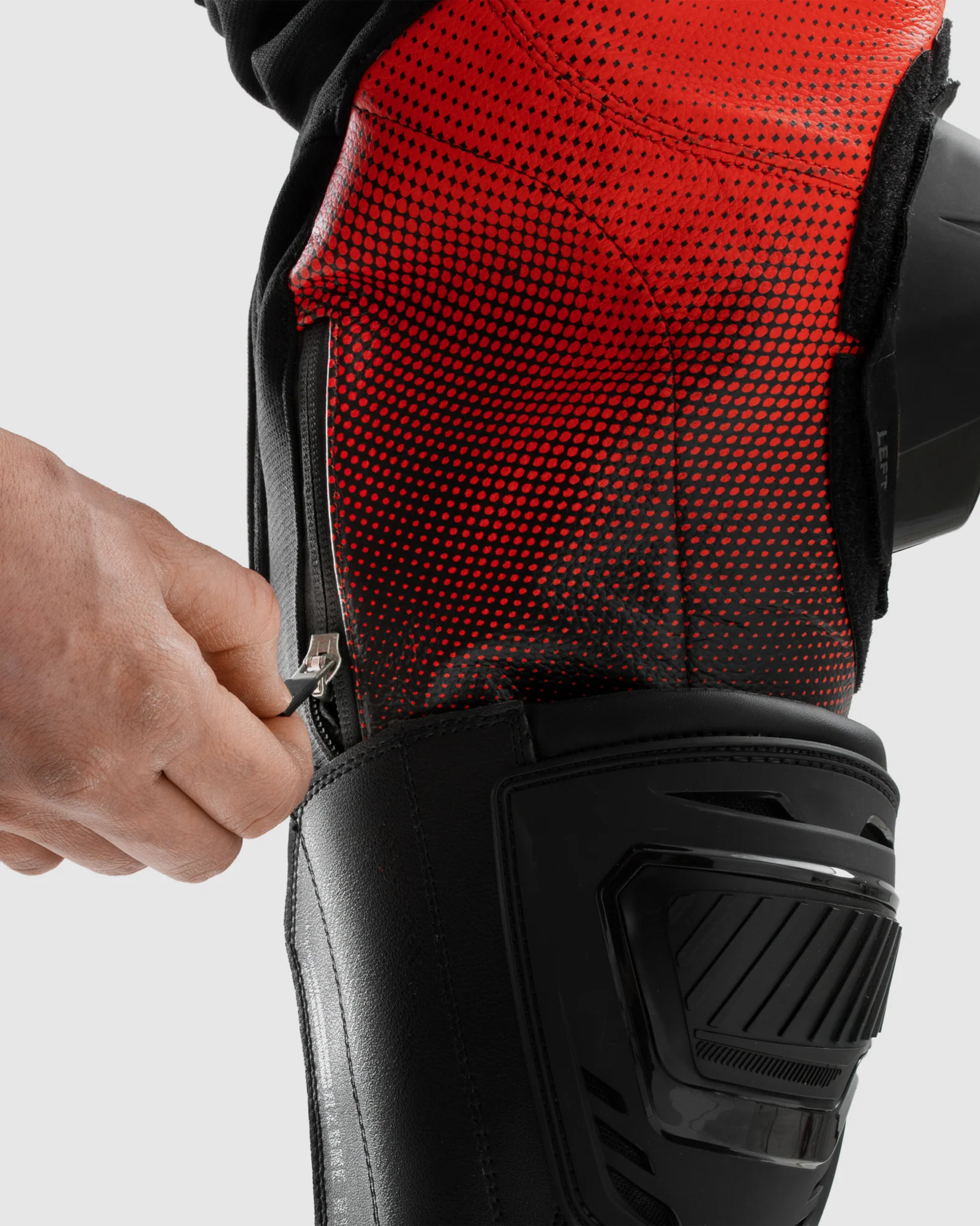 Inferno Motorcycle Pants Blue Red - Image 9