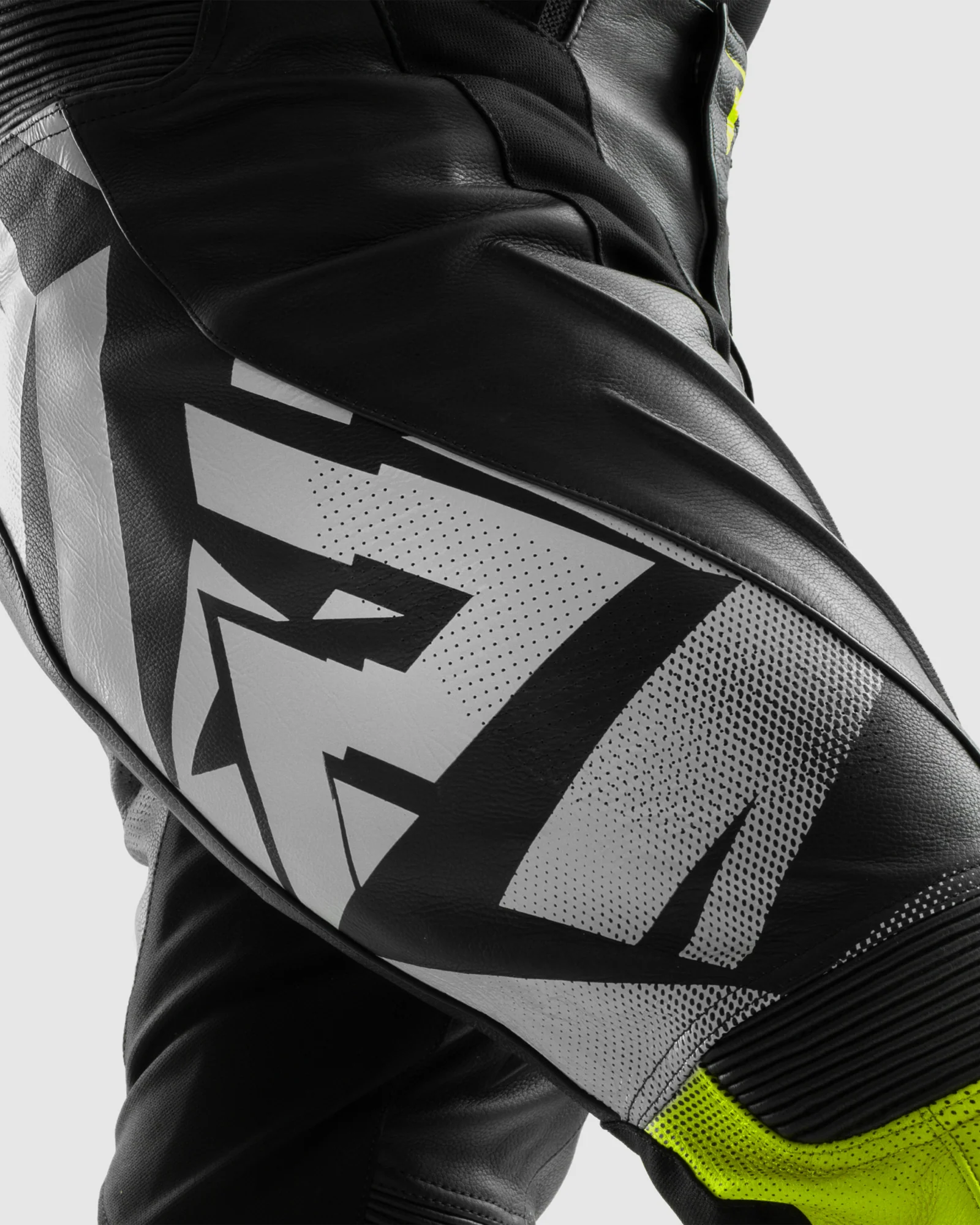 Inferno Motorcycle Pants Fluo Yellow - Image 5