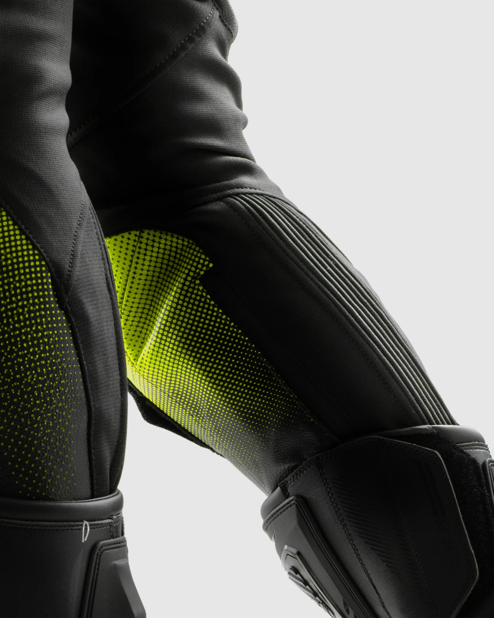 Inferno Motorcycle Pants Fluo Yellow - Image 8