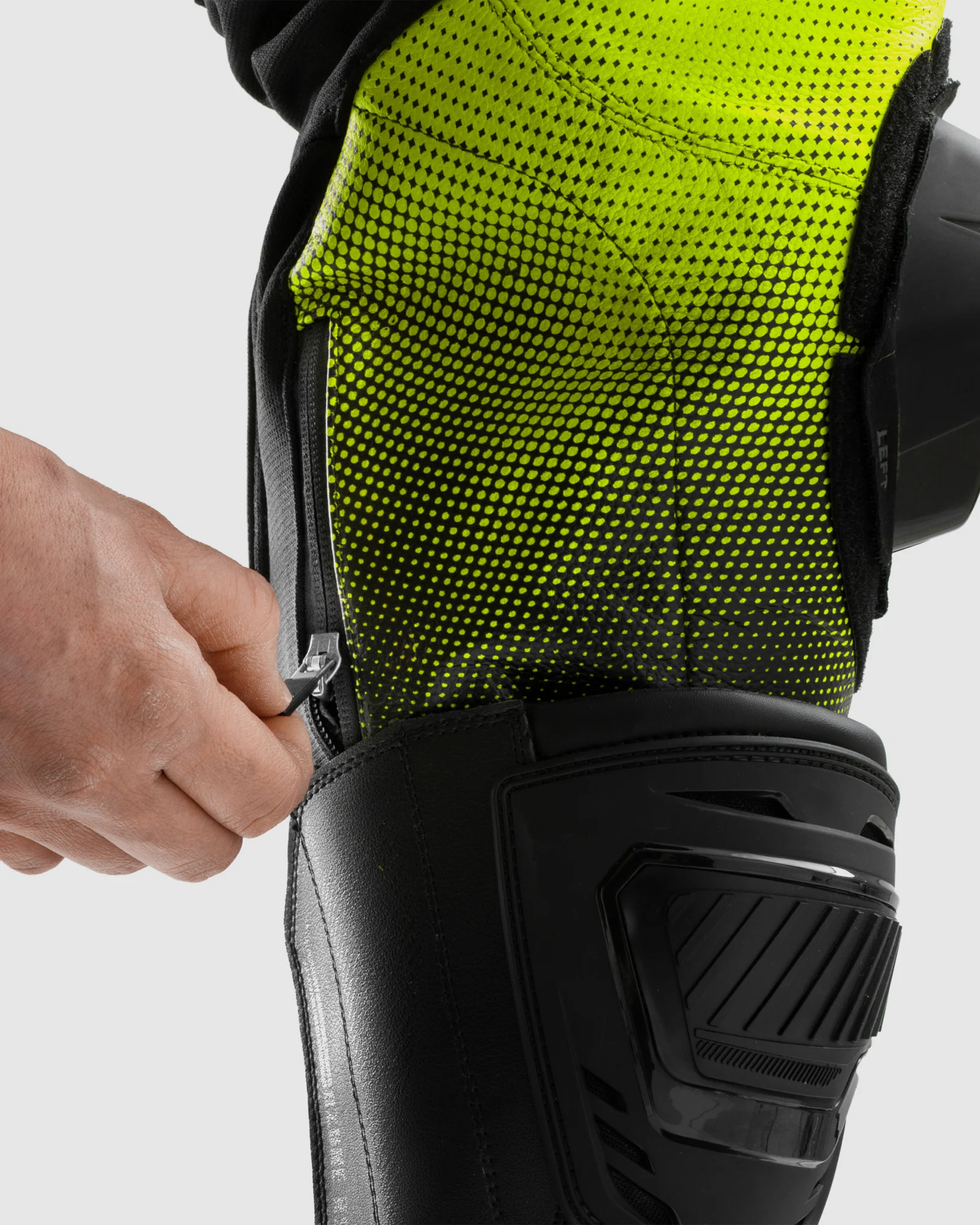 Inferno Motorcycle Pants Fluo Yellow - Image 9