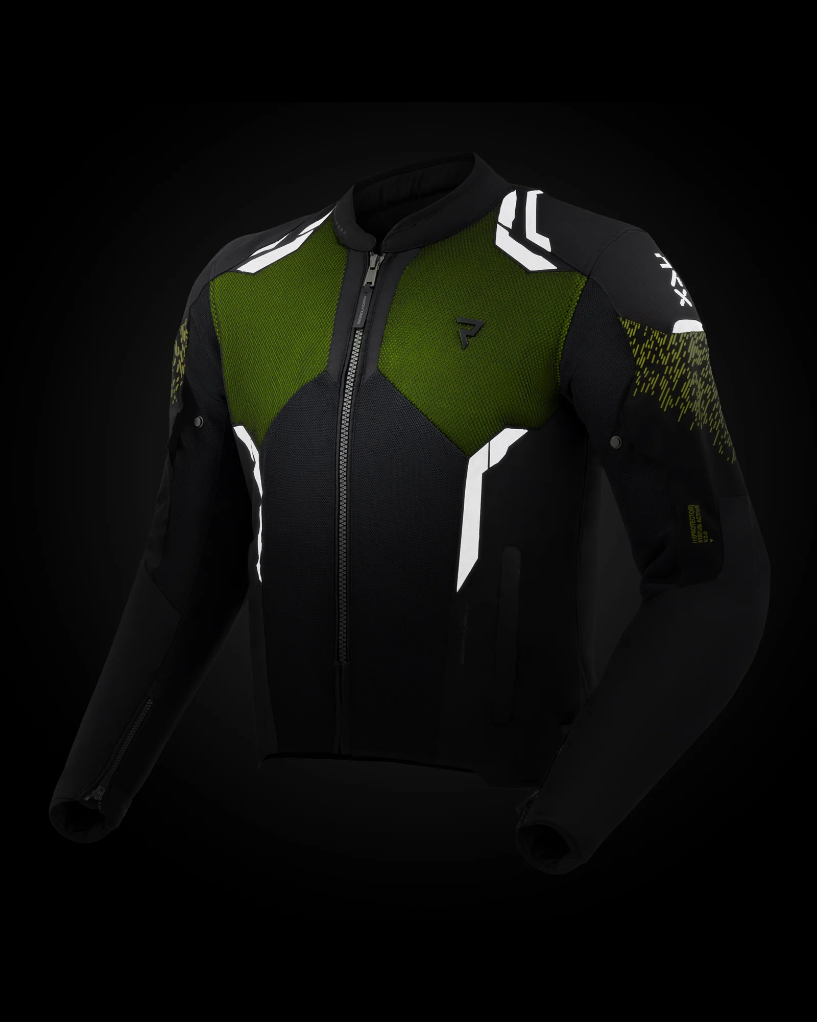 Jax Motorcycle Jacket Green - Image 11