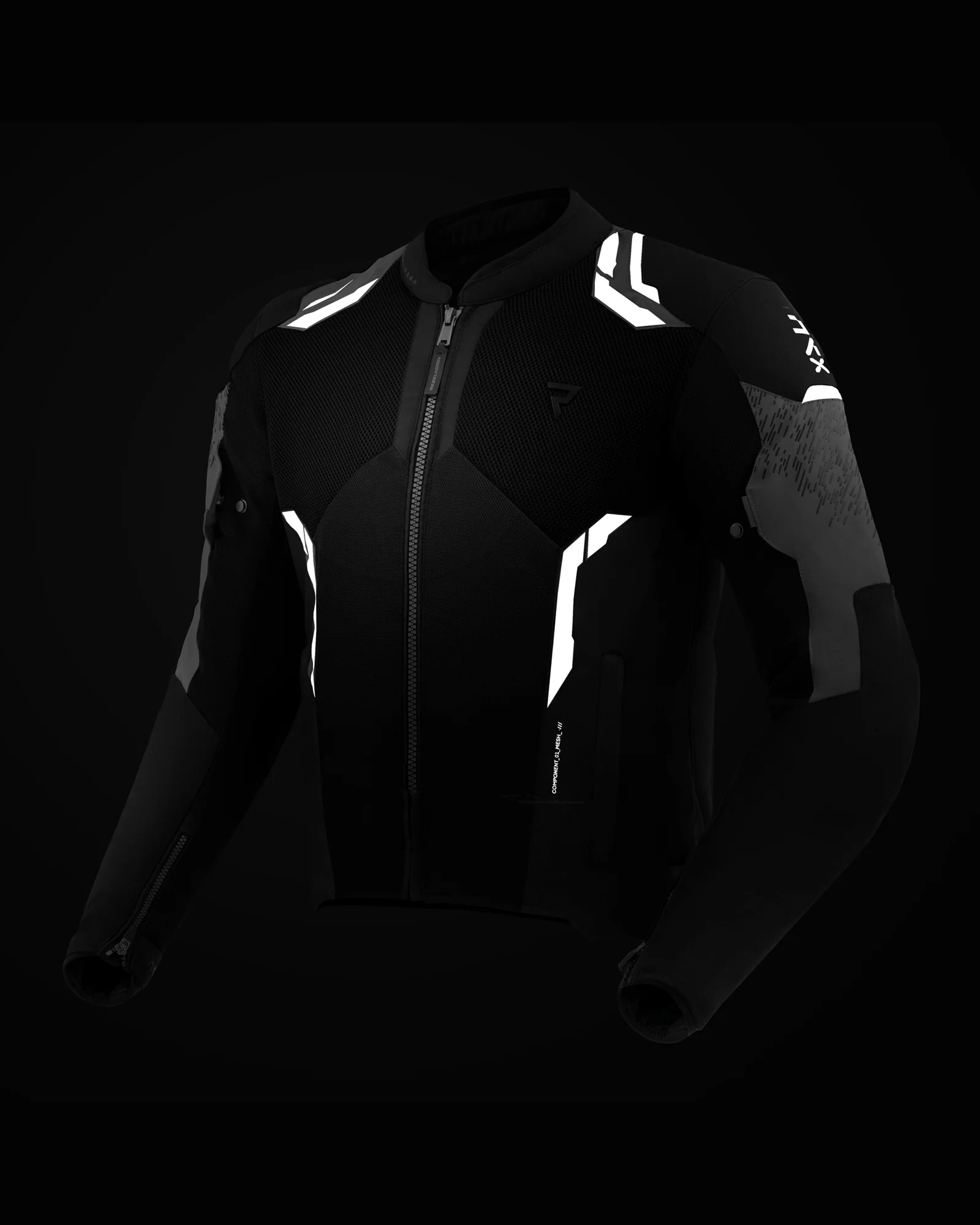 Jax Motorcycle Jacket Grey - Image 11