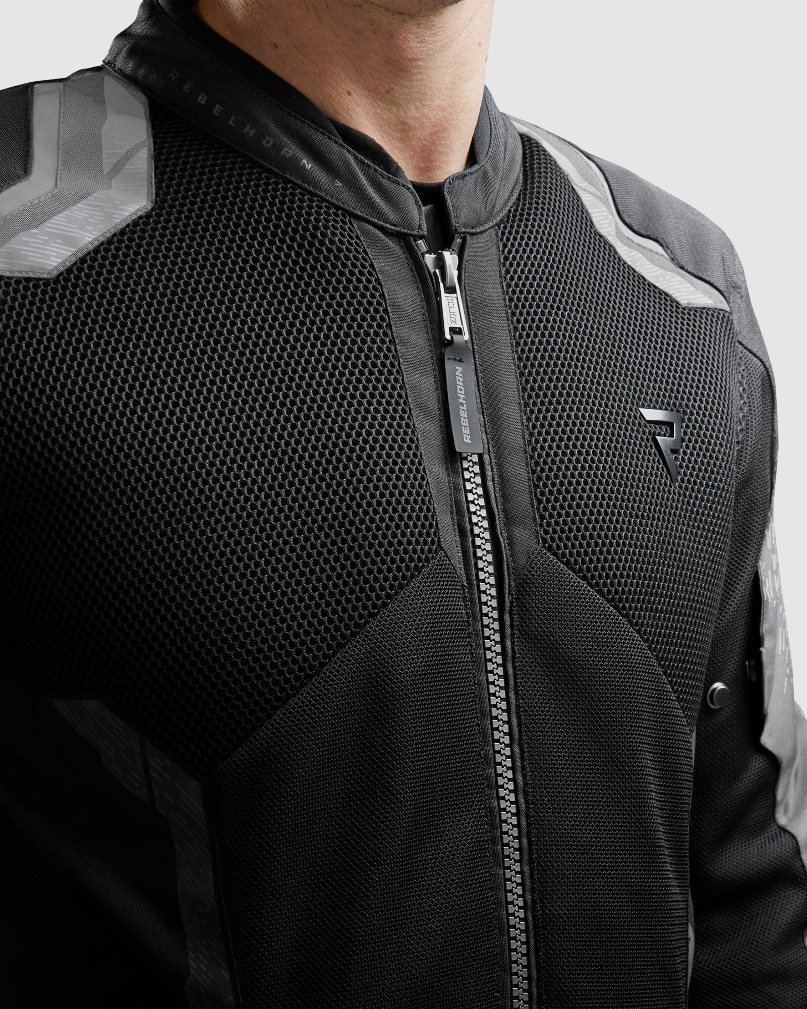 Jax Motorcycle Jacket Grey - Image 3