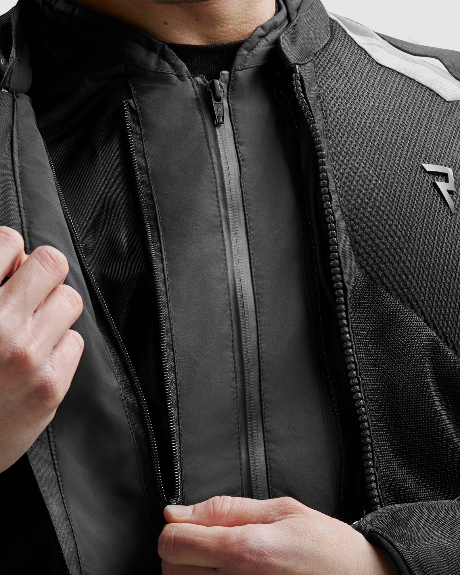 Jax Motorcycle Jacket Grey - Image 5