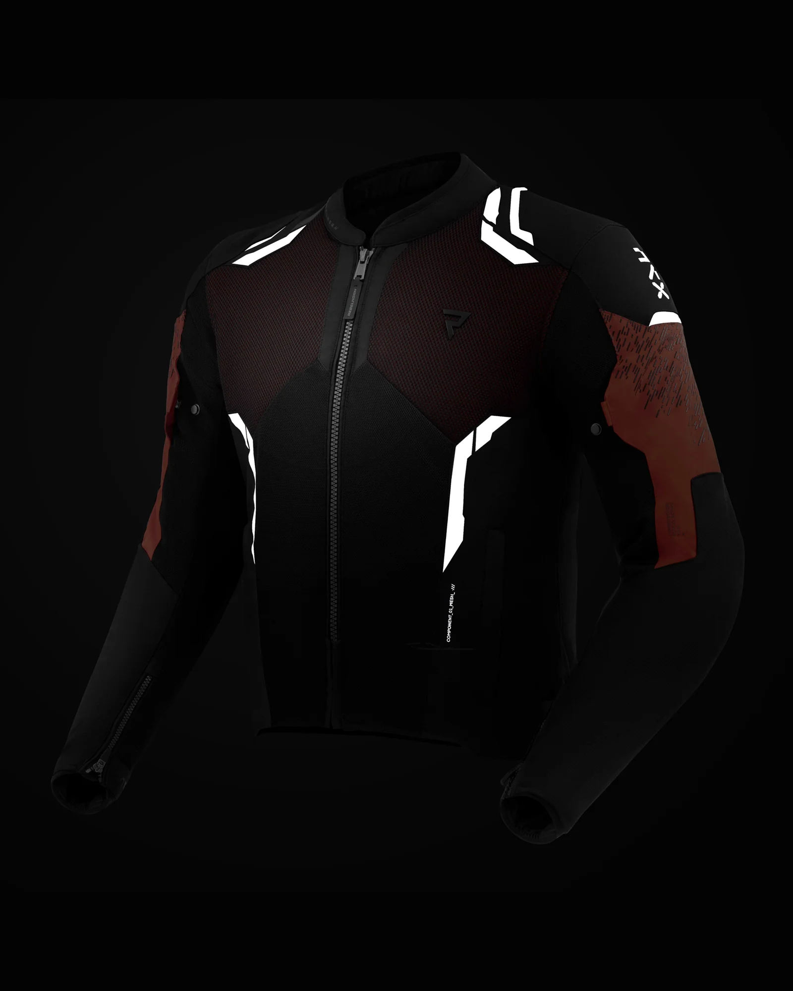 Jax Motorcycle Jacket Red - Image 11