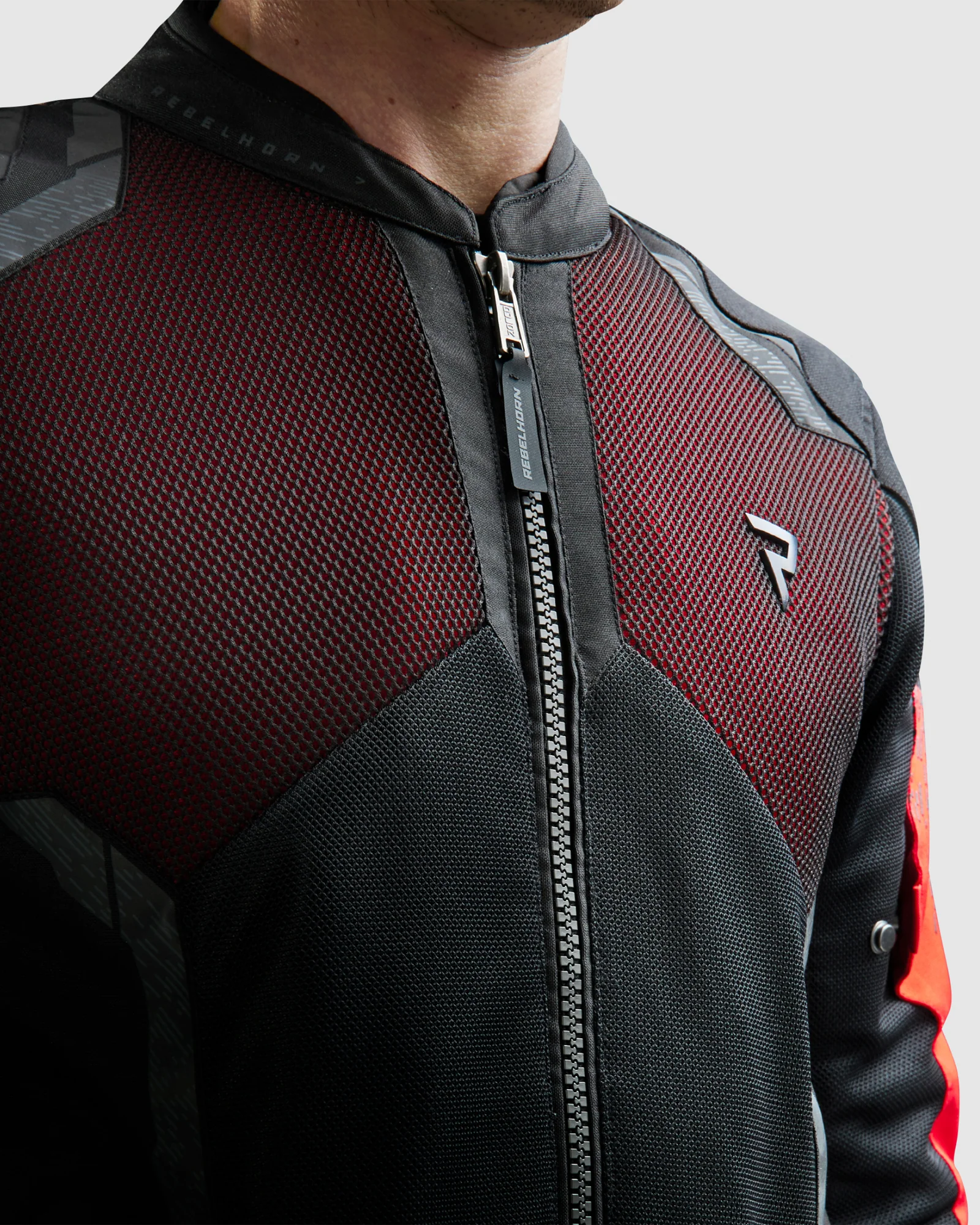 Jax Motorcycle Jacket Red - Image 3